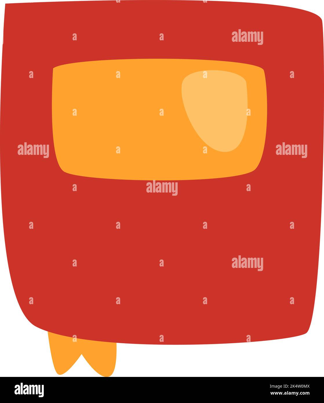 Livre rouge, illustration, vecteur sur fond blanc. Illustration de Vecteur