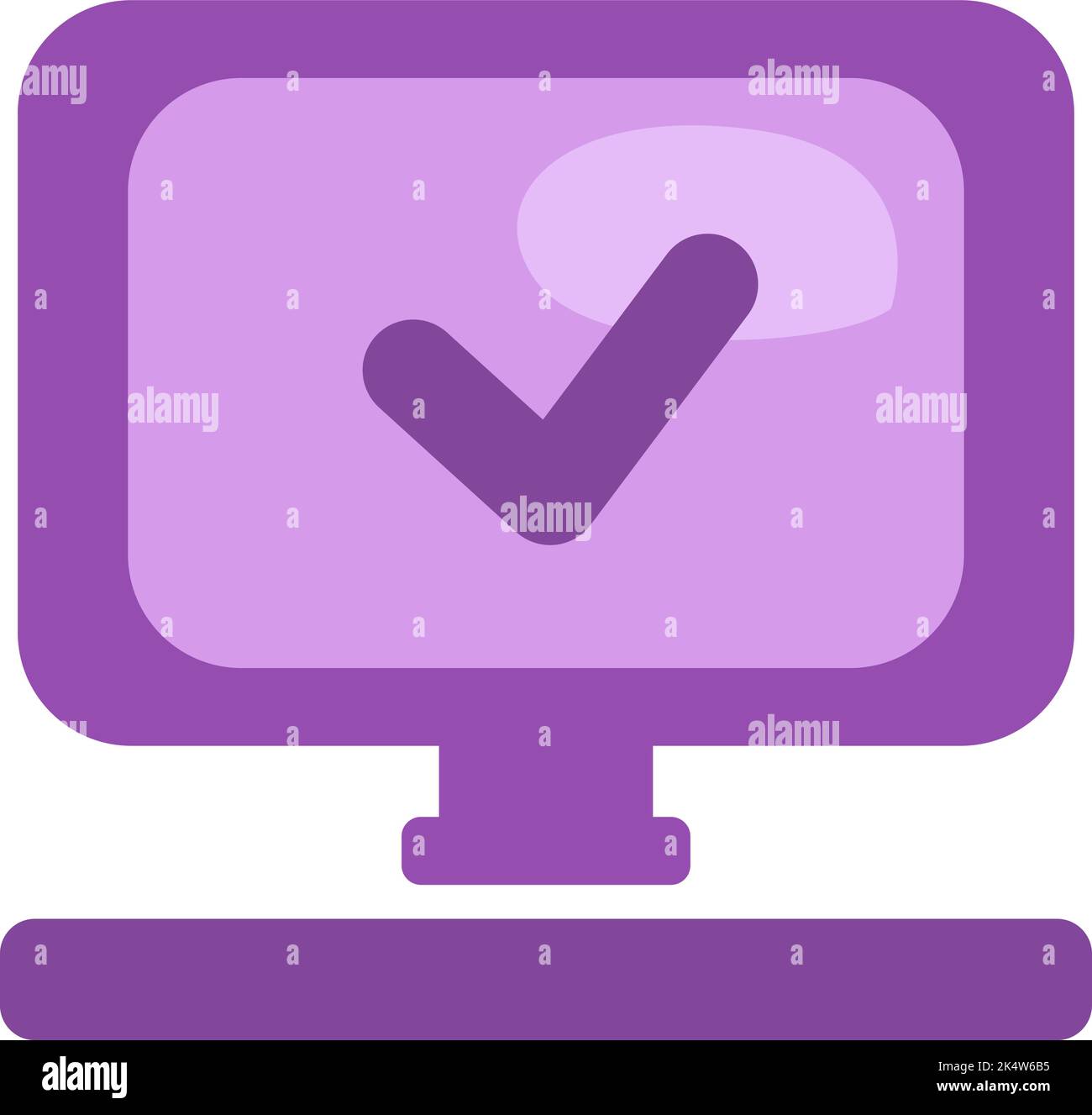 Ordinateur logistique, illustration, vecteur sur fond blanc. Illustration de Vecteur