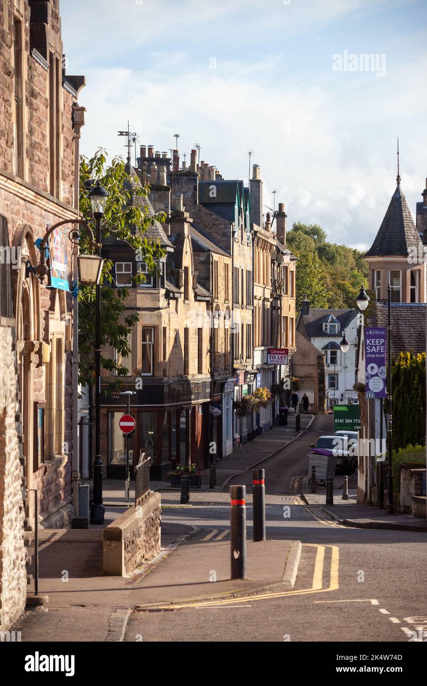 High Street, Dunblane, Stirling, Écosse Banque D'Images