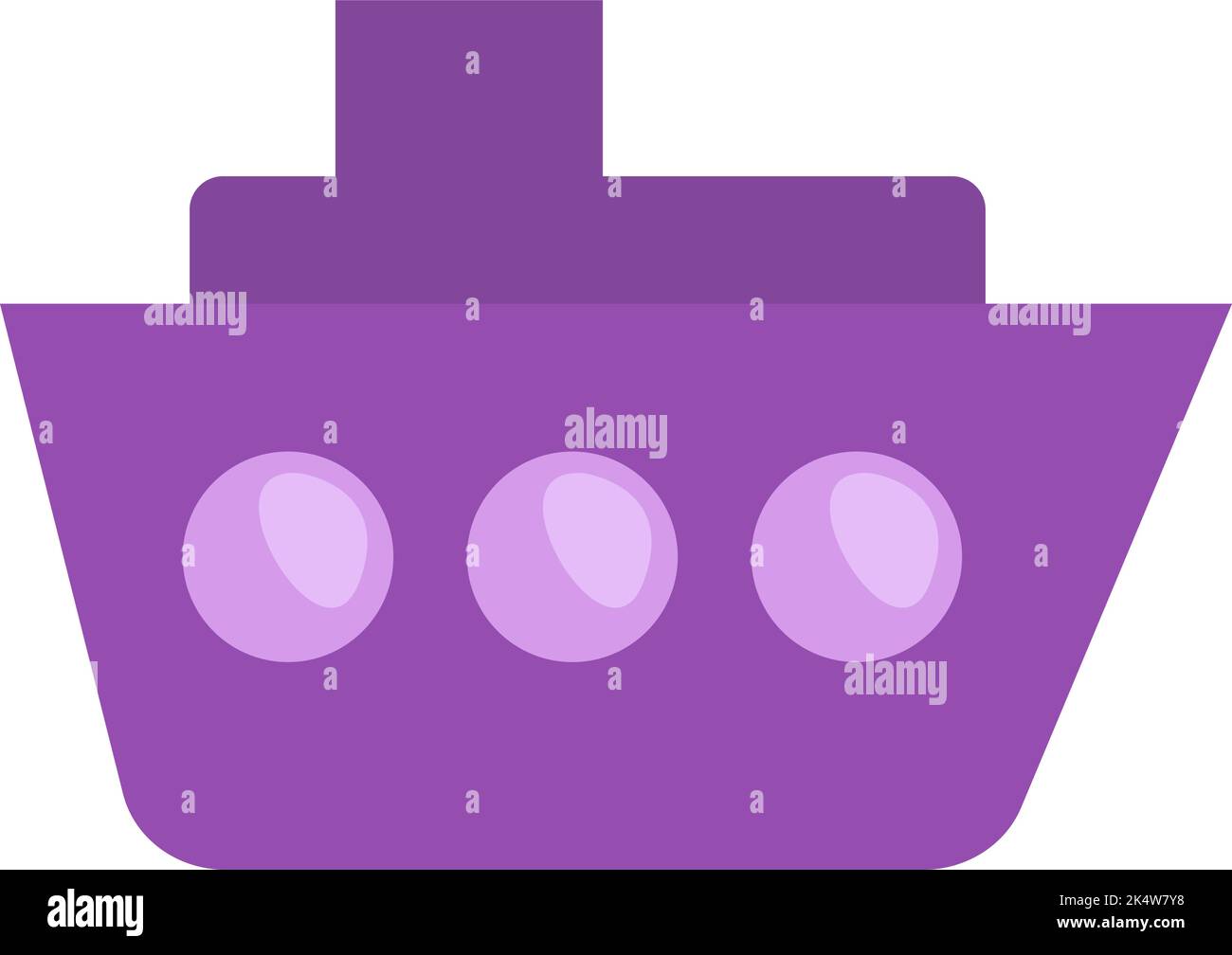 Logistique navire, illustration, vecteur sur fond blanc. Illustration de Vecteur