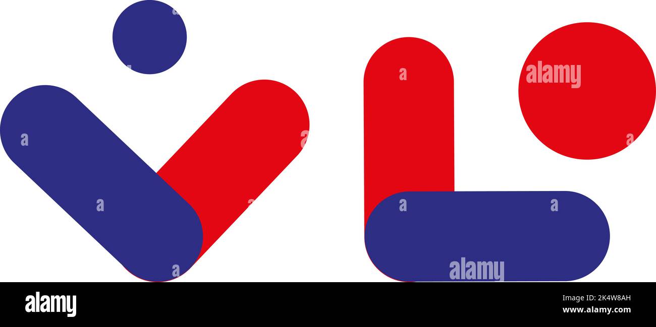 Logo abstrait, illustration, vecteur sur fond blanc. Illustration de Vecteur