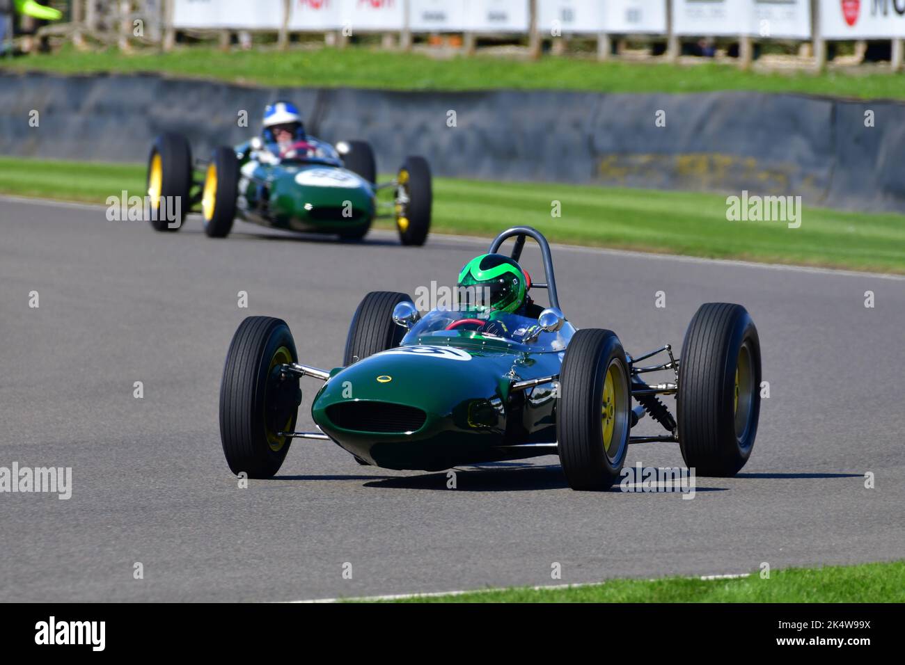Martin Stretton, Lotus-BRM 24, Glover Trophy, une course de 25 minutes pour les voitures du Grand Prix de 1½ litre, qui ont concouru sur des pistes au Royaume-Uni et en Europe, BET Banque D'Images