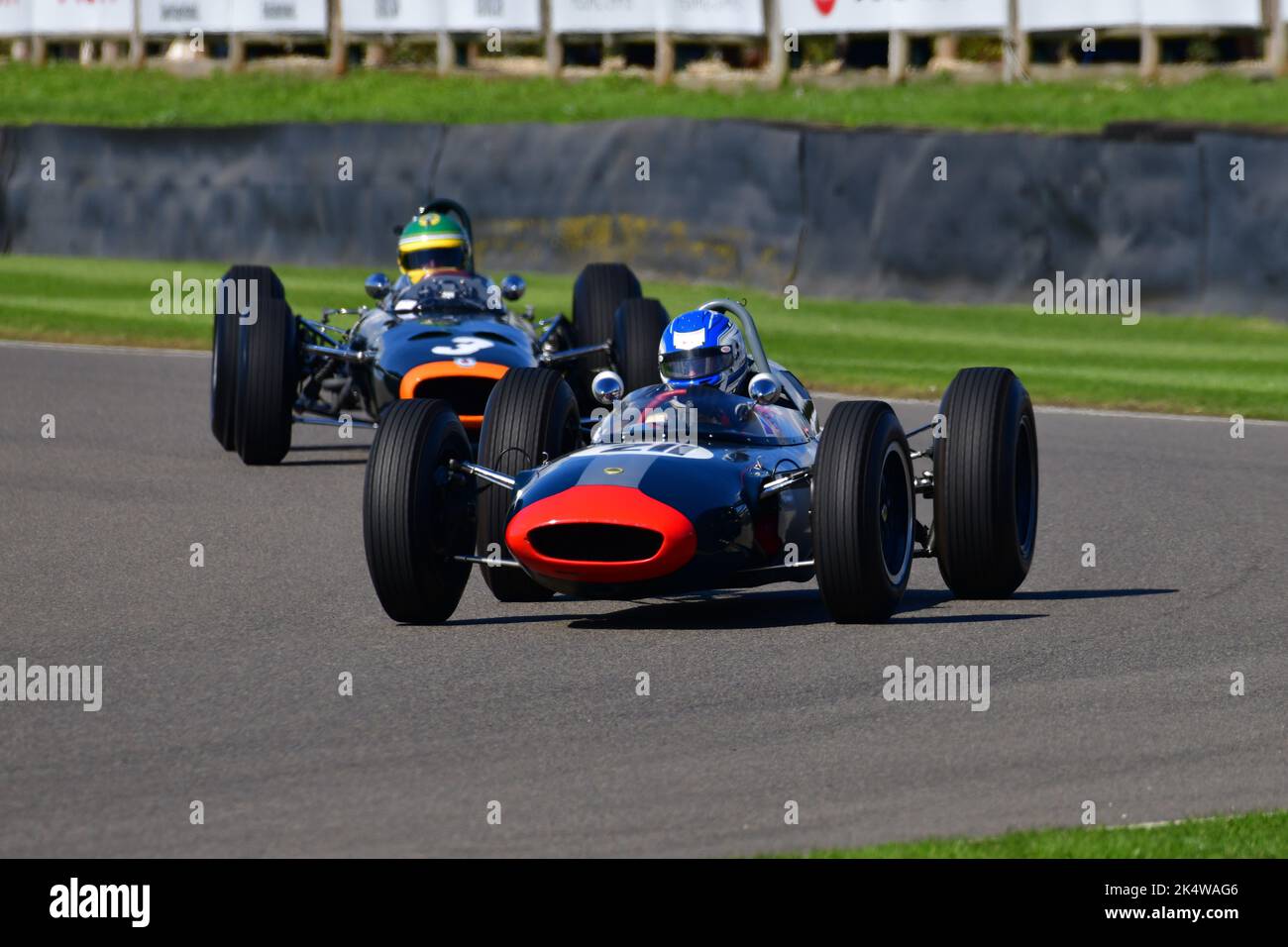 John Milicevic, Lotus-BRM 24, Glover Trophy, une course de 25 minutes pour des voitures du Grand Prix de 1½ litre, qui ont concouru sur des pistes au Royaume-Uni et en Europe, entre autres Banque D'Images
