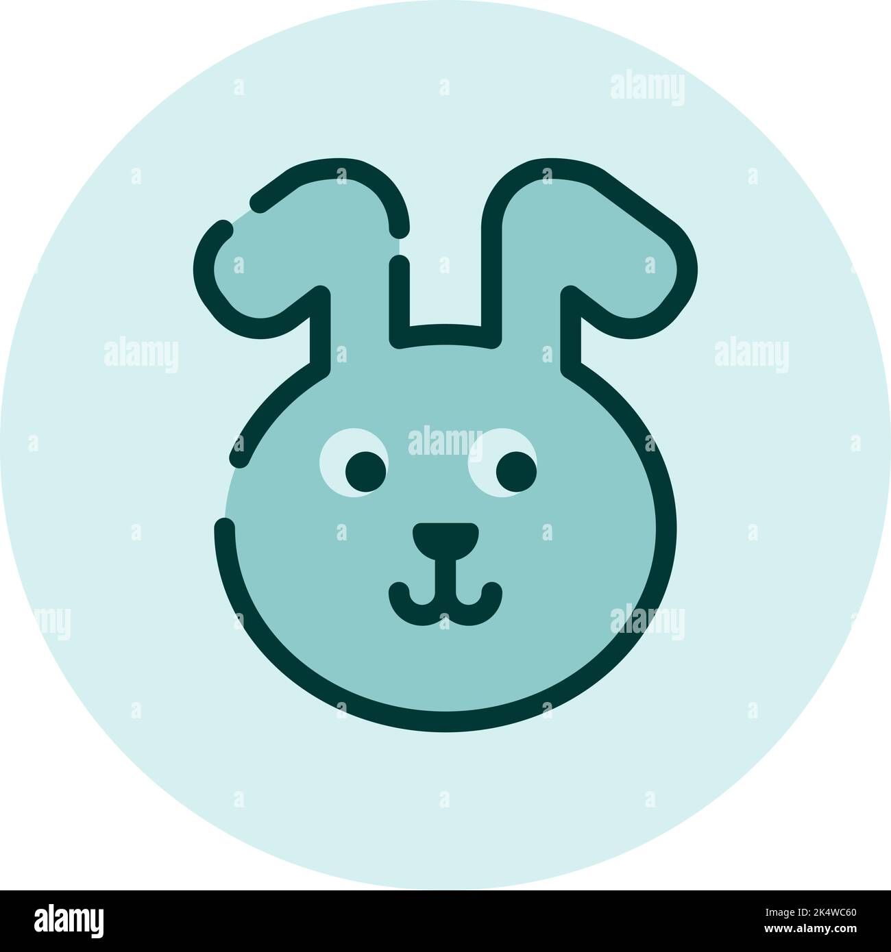 Lapin PET, illustration, vecteur sur fond blanc. Illustration de Vecteur