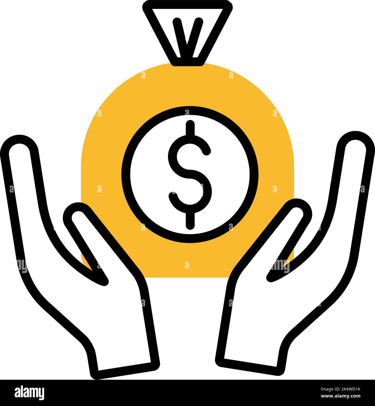 Financement de la gestion de projet, illustration, vecteur sur fond blanc. Illustration de Vecteur