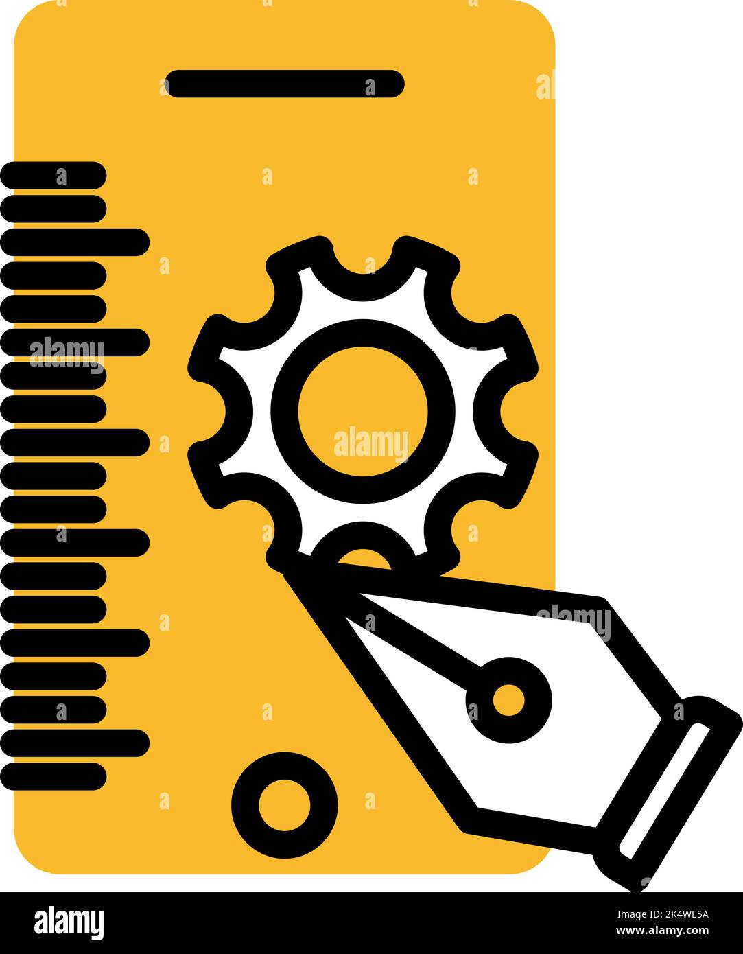 Prototype mobile, illustration, vecteur sur fond blanc. Illustration de Vecteur