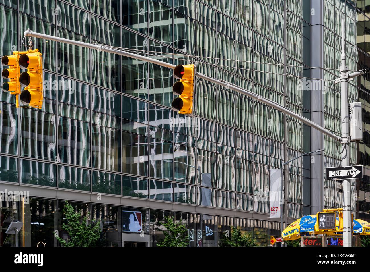 Feu, Manhattan, New York, Etats-Unis Banque D'Images