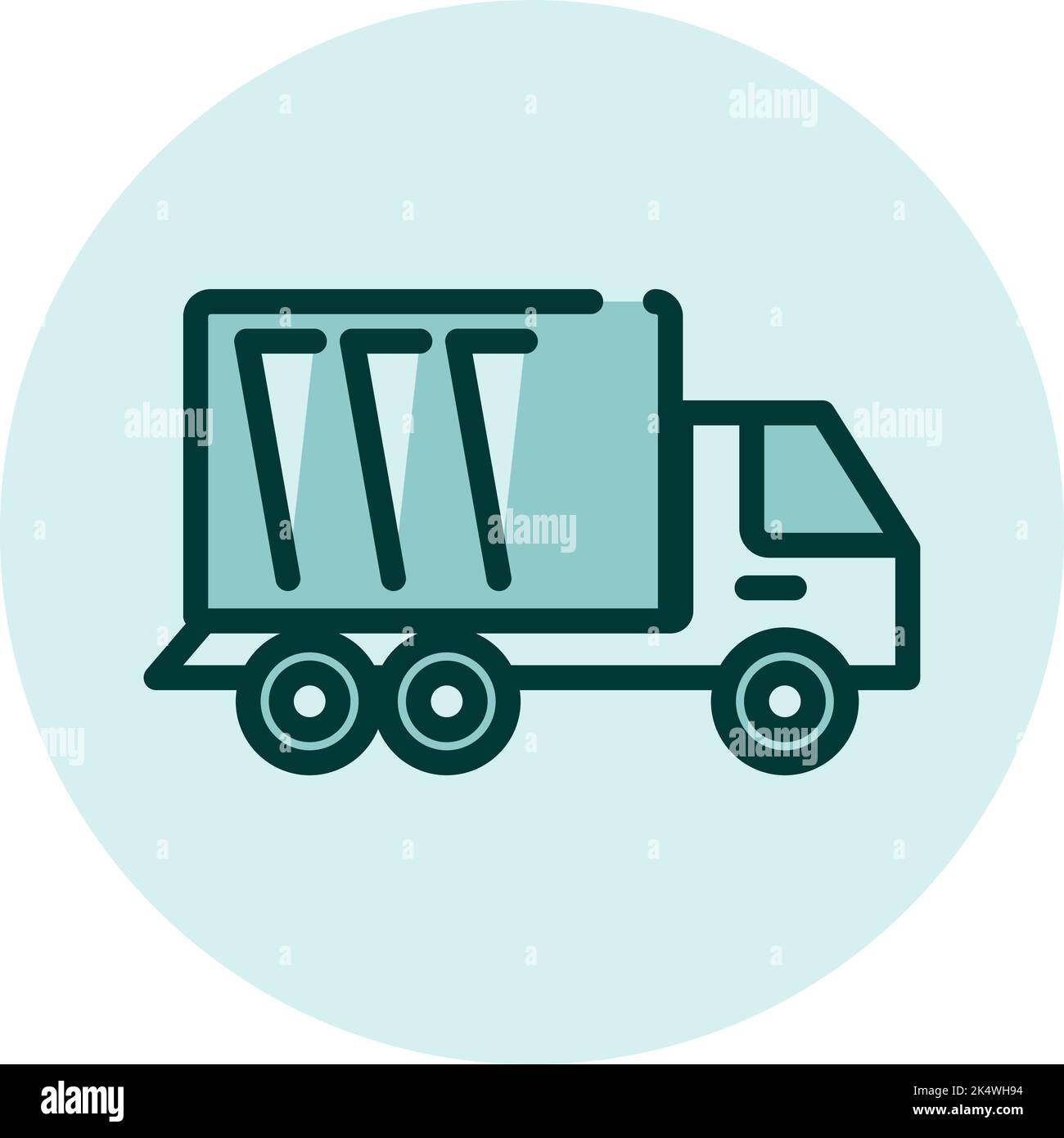 Camion à ordures, illustration, vecteur sur fond blanc. Illustration de Vecteur