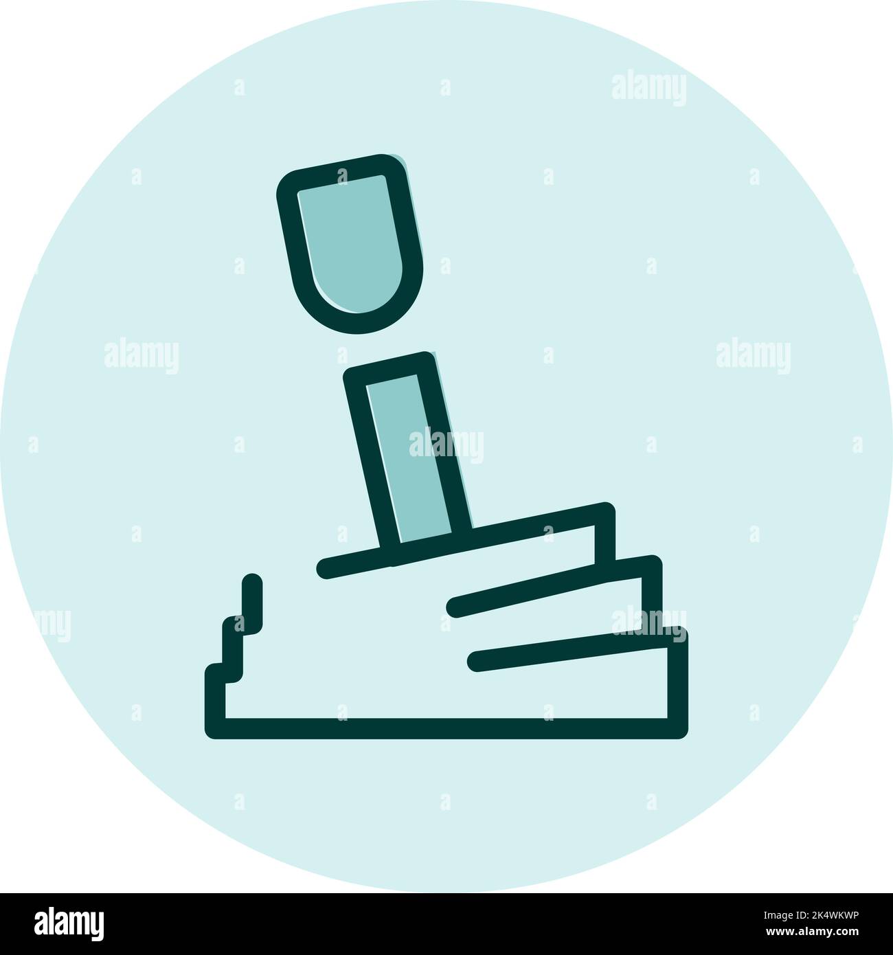 Boîte de vitesses, illustration, vecteur sur fond blanc. Illustration de Vecteur