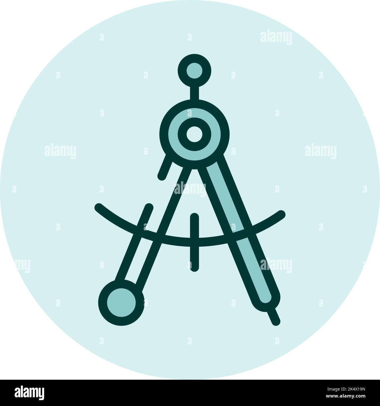 House reparing dessin boussole, illustration, vecteur sur un fond blanc. Illustration de Vecteur