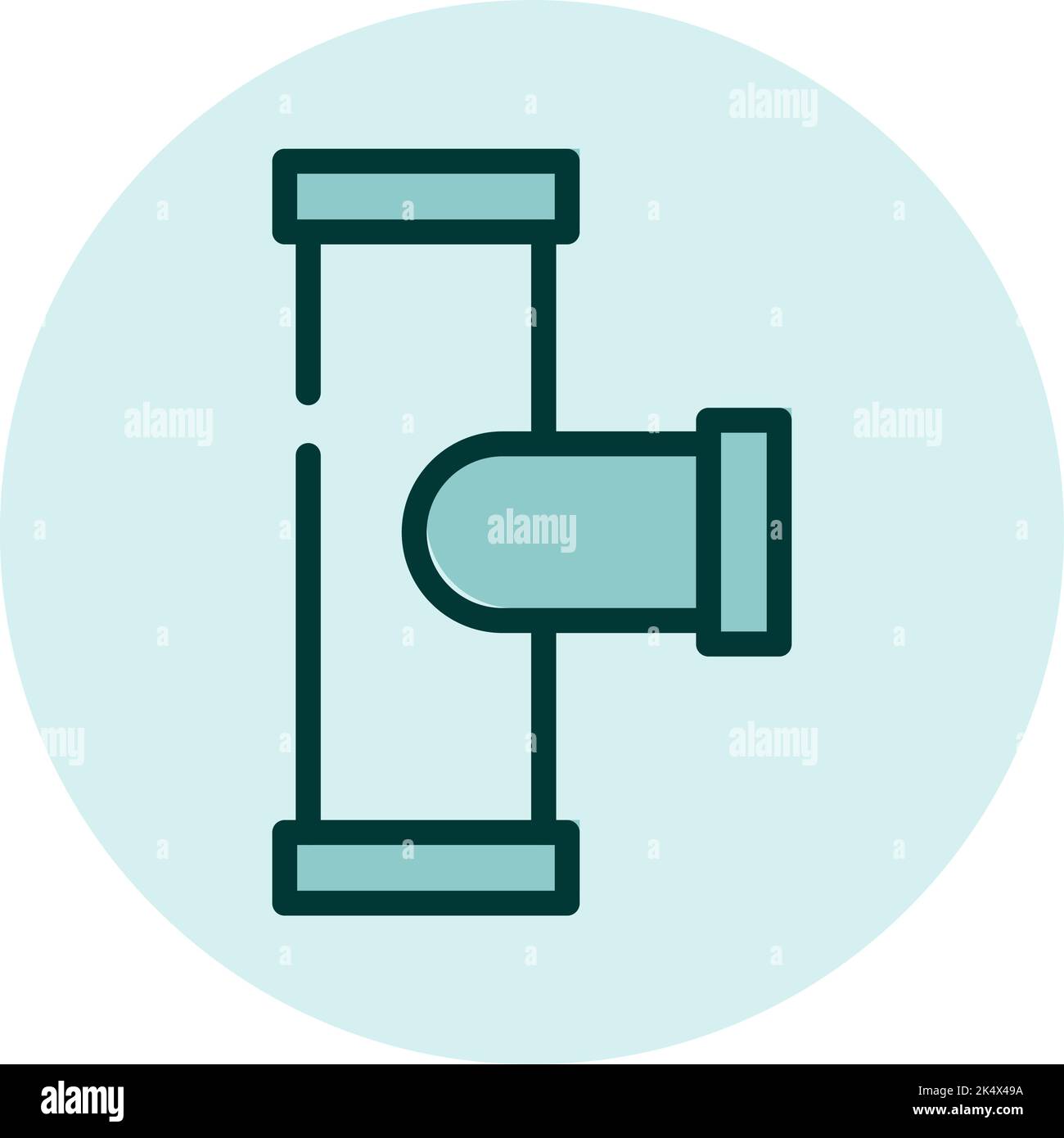 Tuyau souterrain, illustration, vecteur sur fond blanc. Illustration de Vecteur