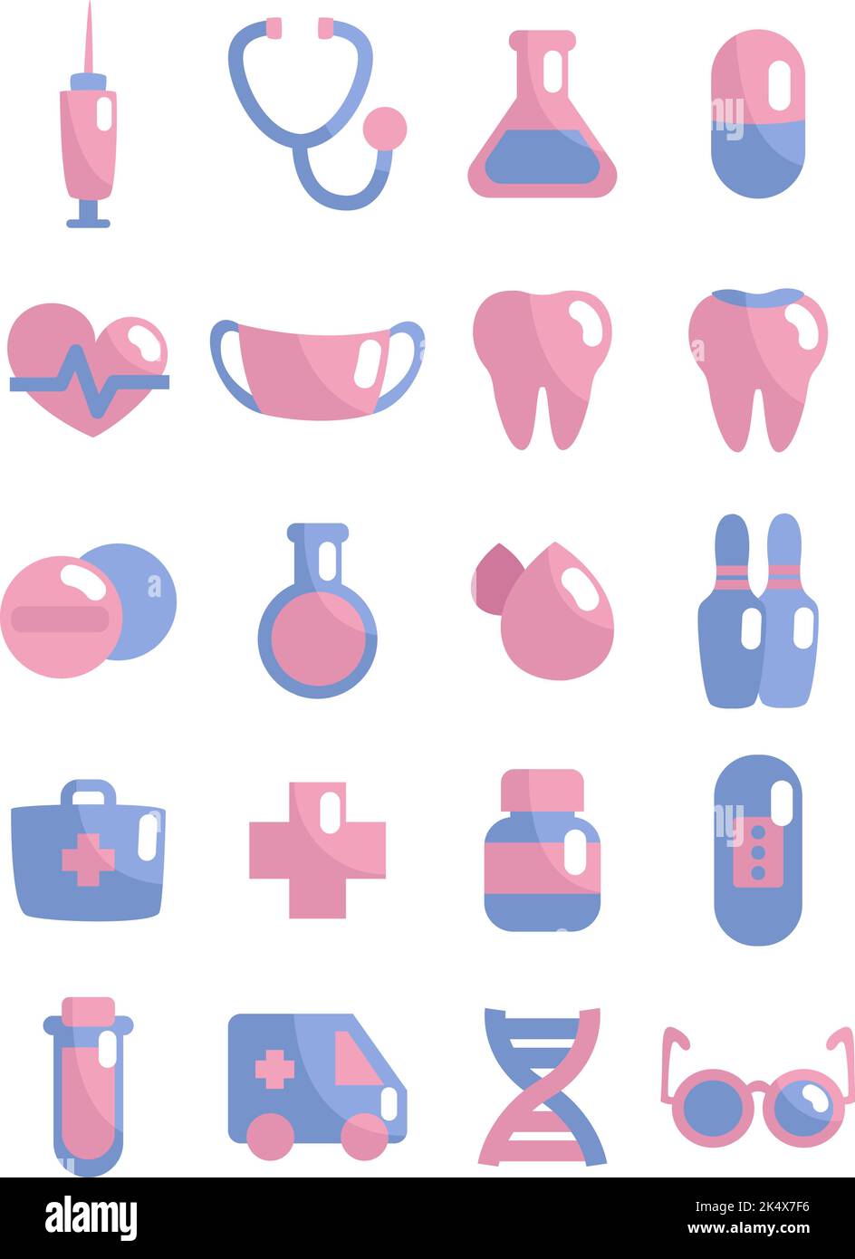 Industrie médicale, illustration, vecteur sur fond blanc. Illustration de Vecteur