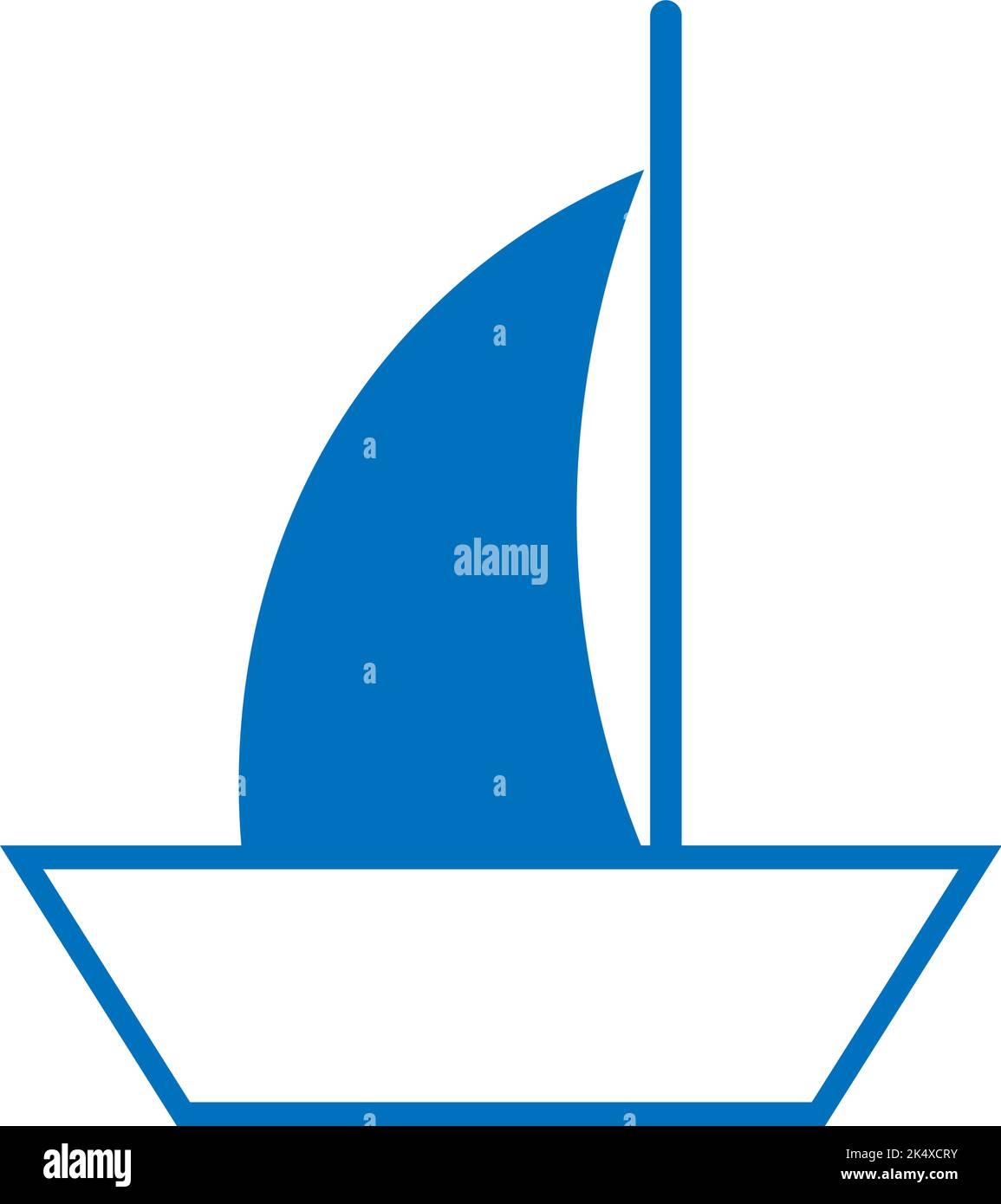 Voyage en bateau, illustration, vecteur sur fond blanc. Illustration de Vecteur