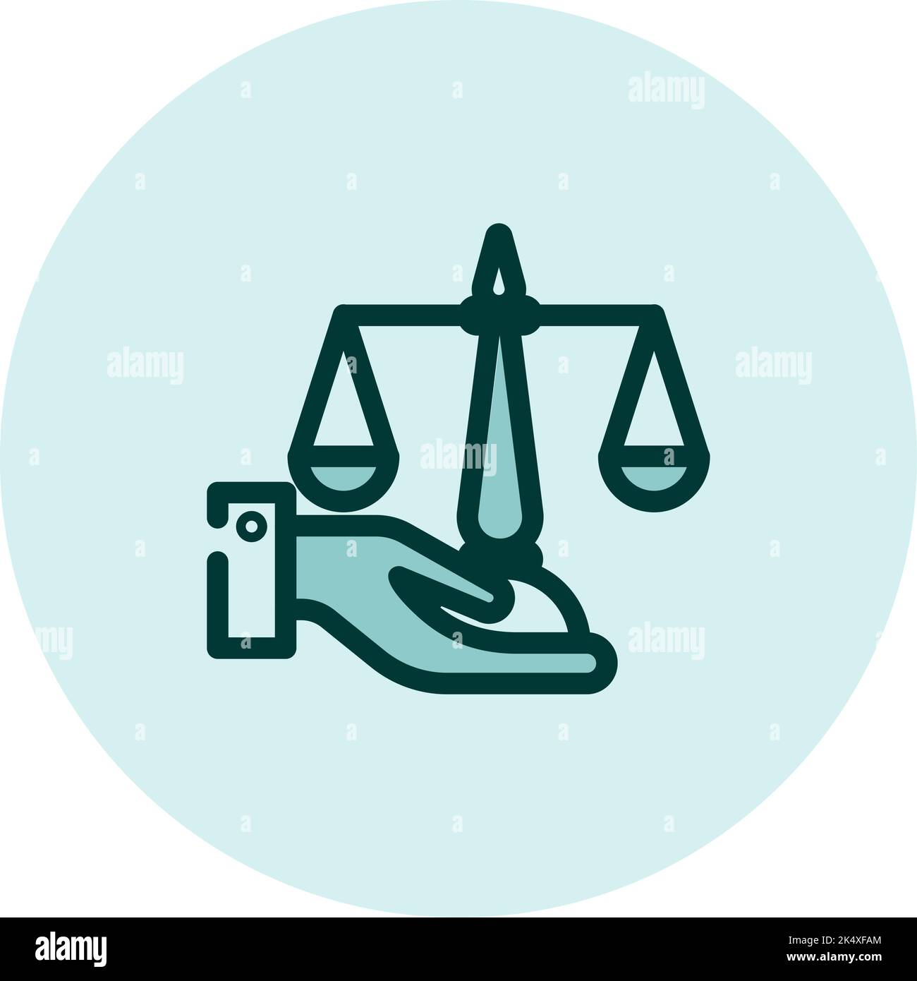 Service juridique, illustration, vecteur sur fond blanc. Illustration de Vecteur