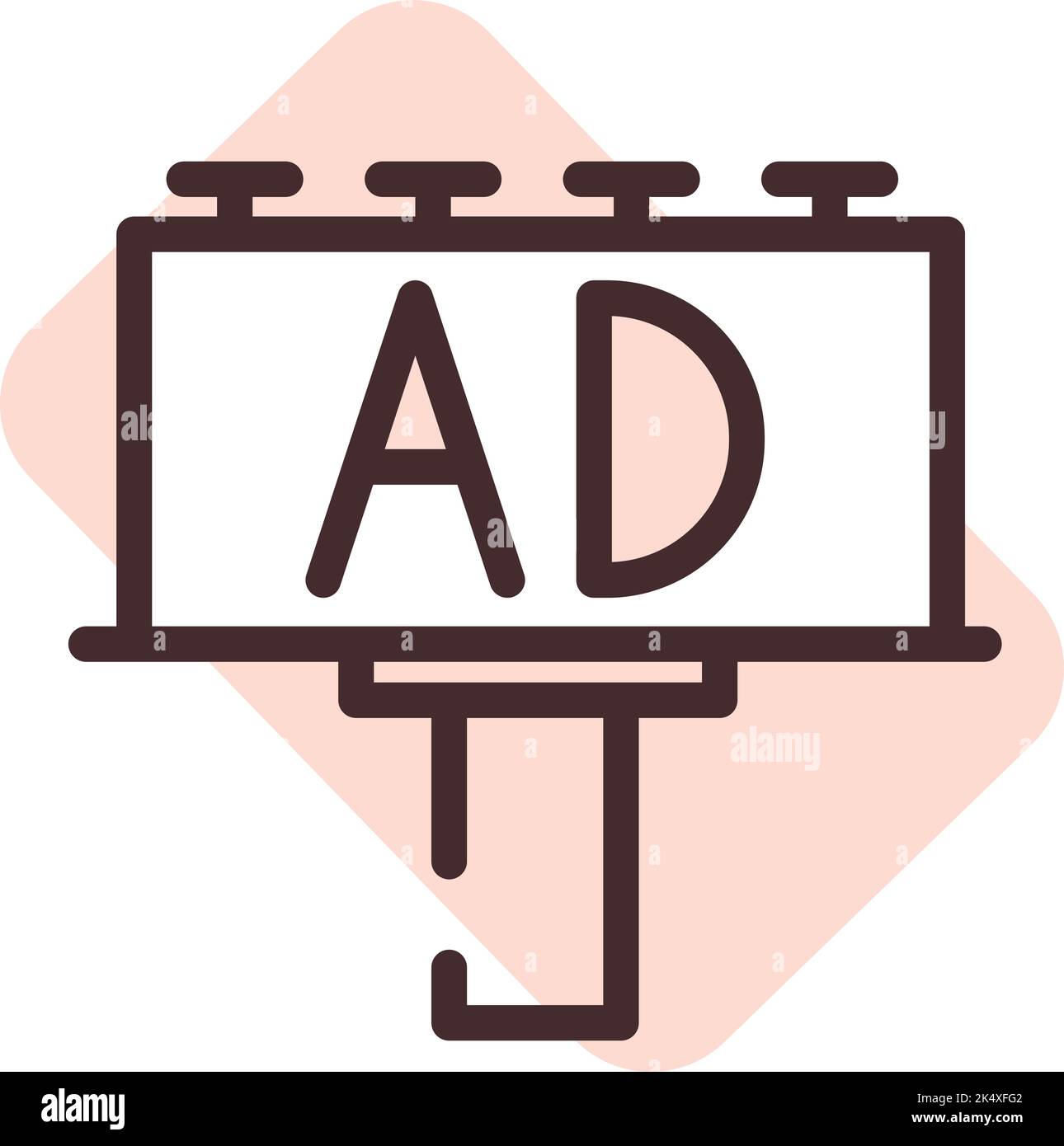 Bannière publicitaire, illustration, vecteur sur fond blanc. Illustration de Vecteur