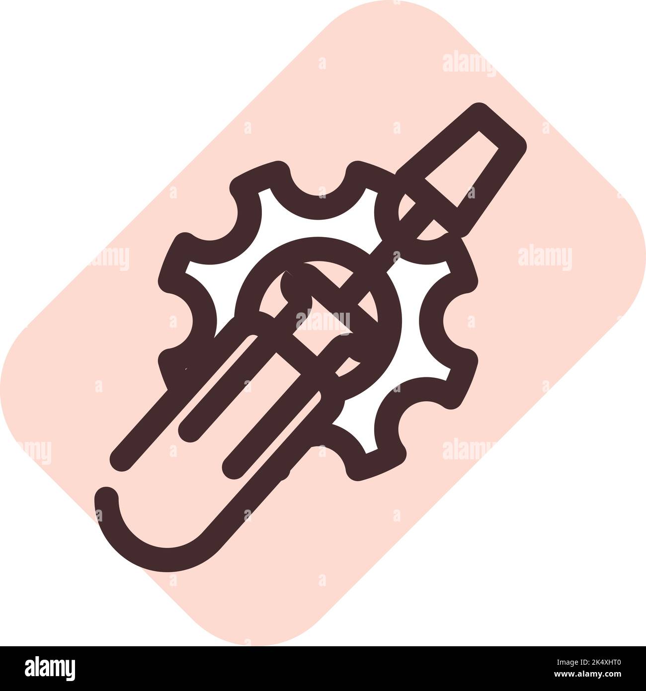 Correction de bug informatique, illustration, vecteur sur fond blanc. Illustration de Vecteur