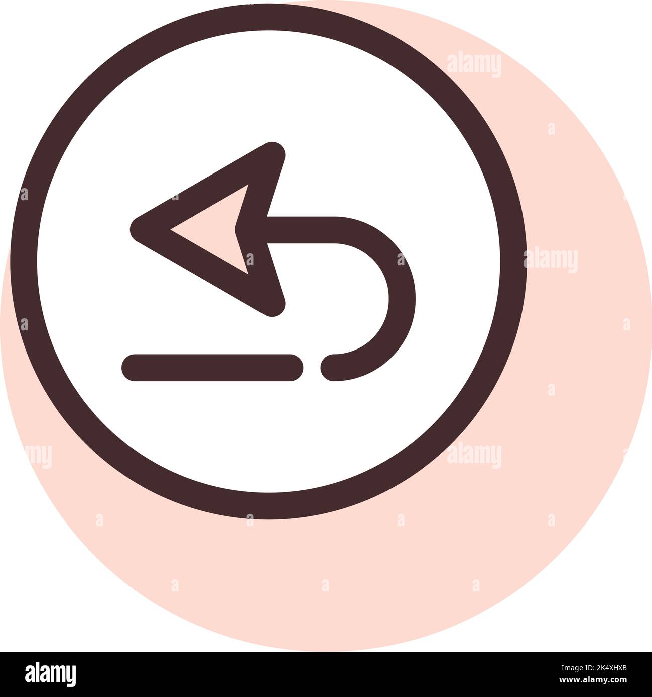 Ordinateur annuler, illustration, vecteur sur fond blanc. Illustration de Vecteur