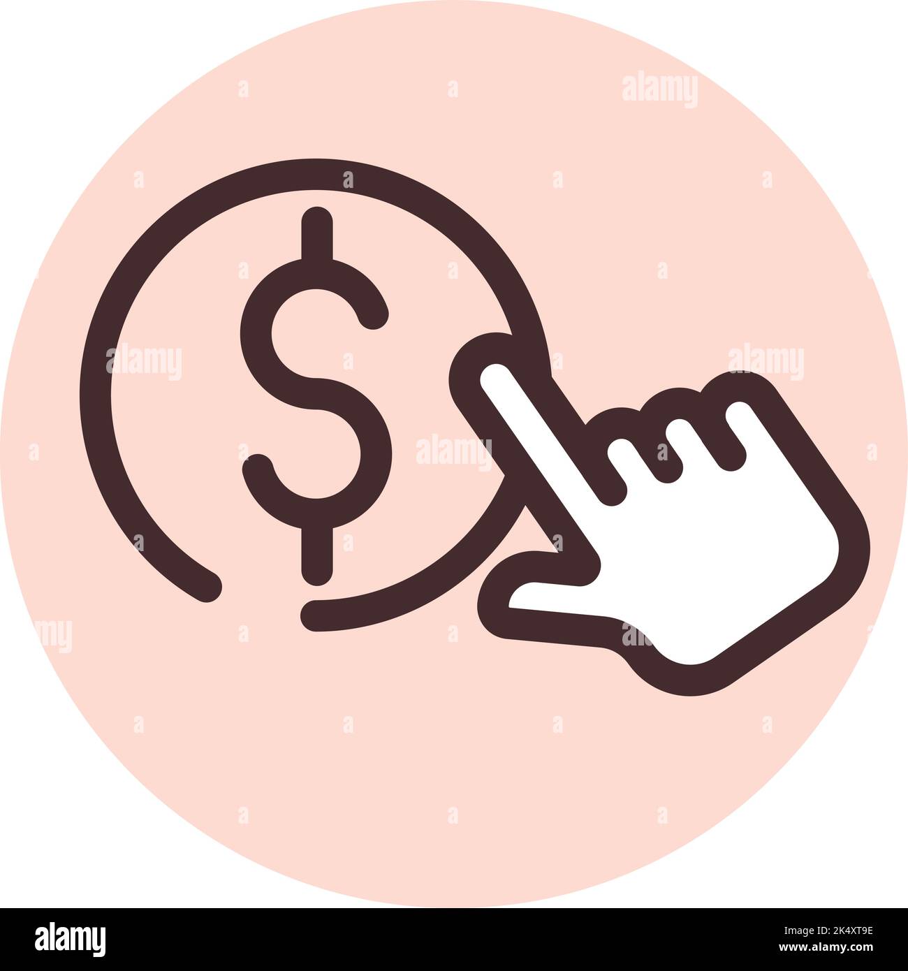 Marketing cliquez, illustration, vecteur sur fond blanc. Illustration de Vecteur