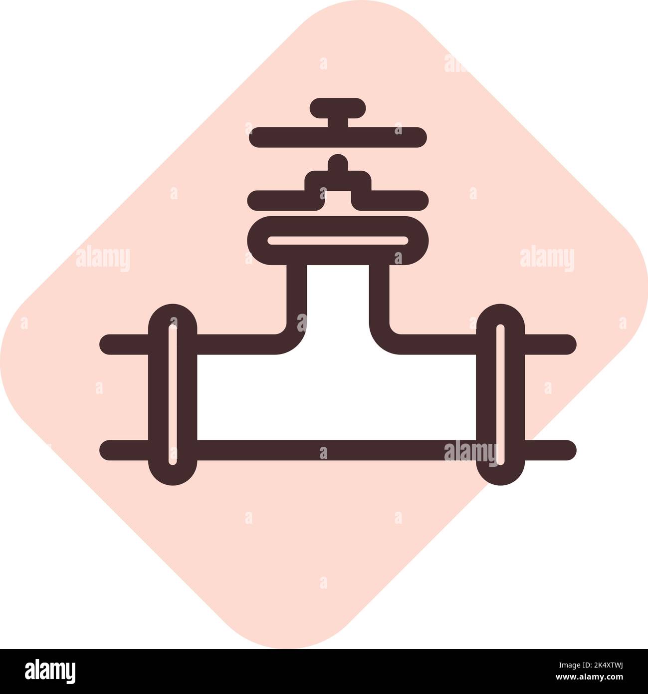 Conduite d'huile, illustration, vecteur sur fond blanc. Illustration de Vecteur