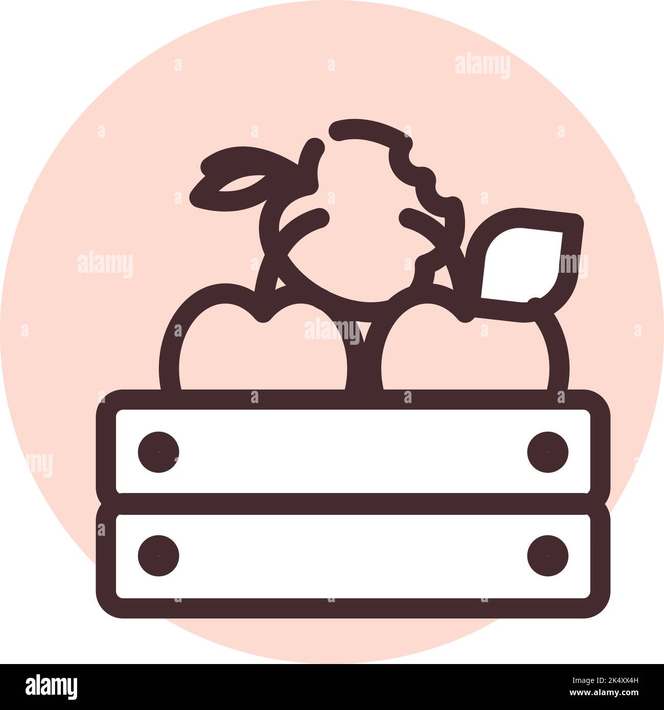 Fruits de restaurant, illustration, vecteur sur fond blanc. Illustration de Vecteur