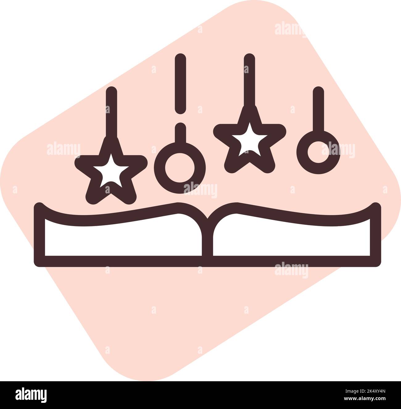 Queue de fées, illustration, vecteur sur fond blanc. Illustration de Vecteur