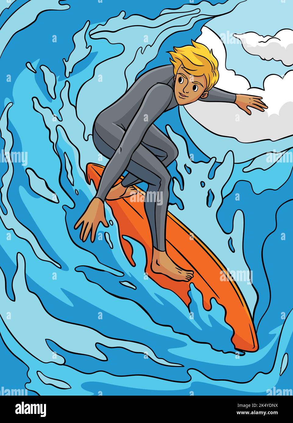 surf-clipart-banque-d-images-vectorielles-alamy