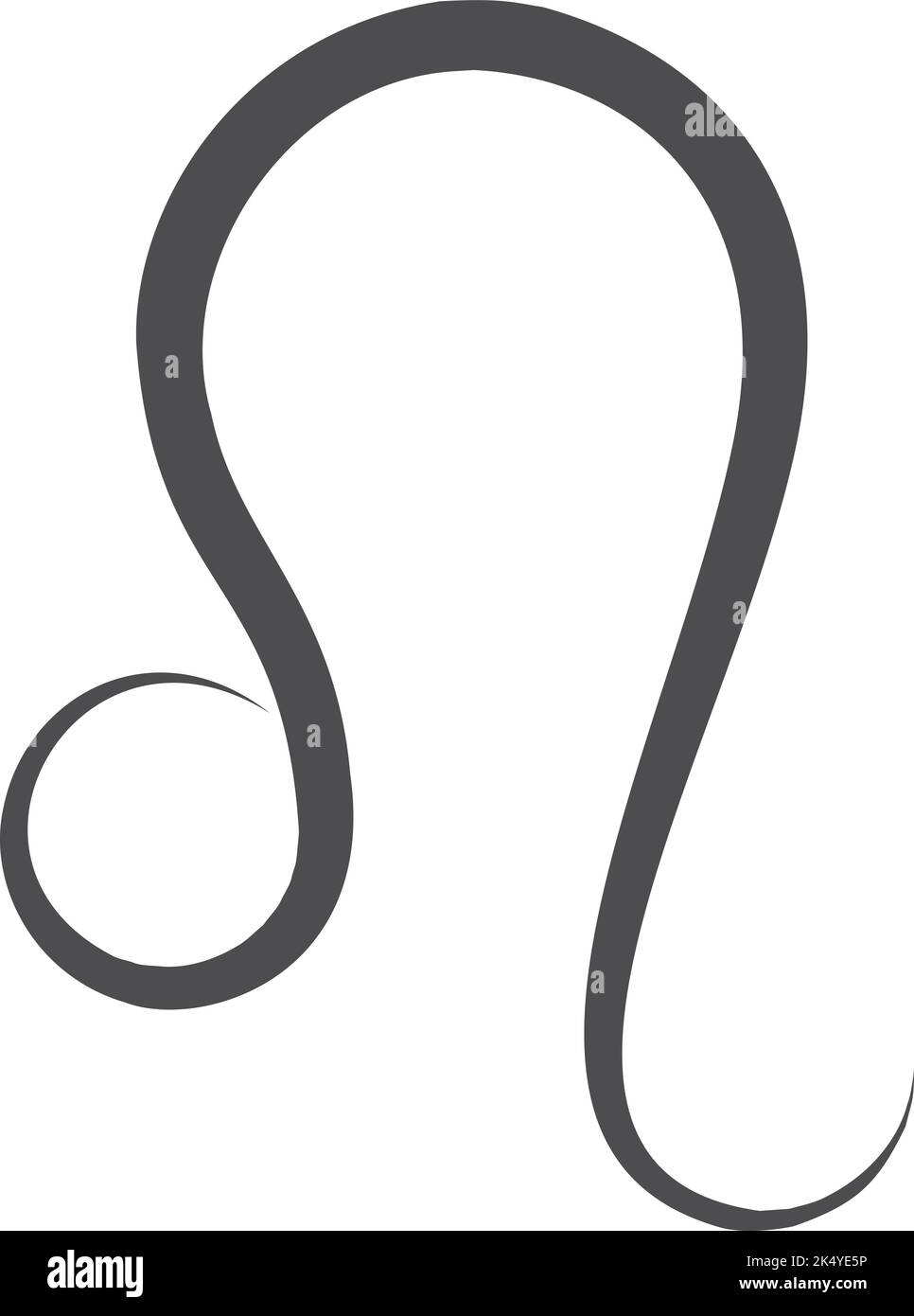 Signe d'horoscope Lion. Symbole du zodiaque. Icône astrologique Illustration de Vecteur