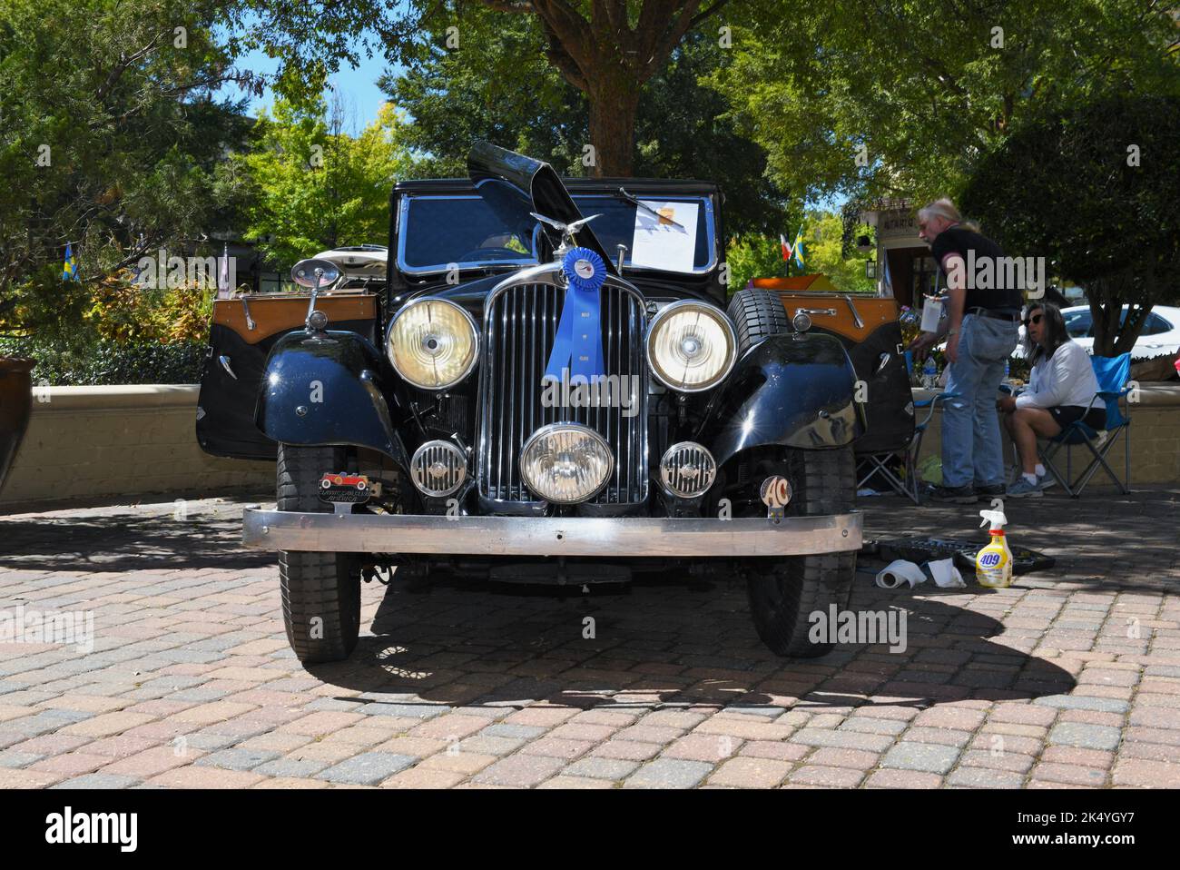 Coupé six Doctor 1936 AC Light Banque D'Images