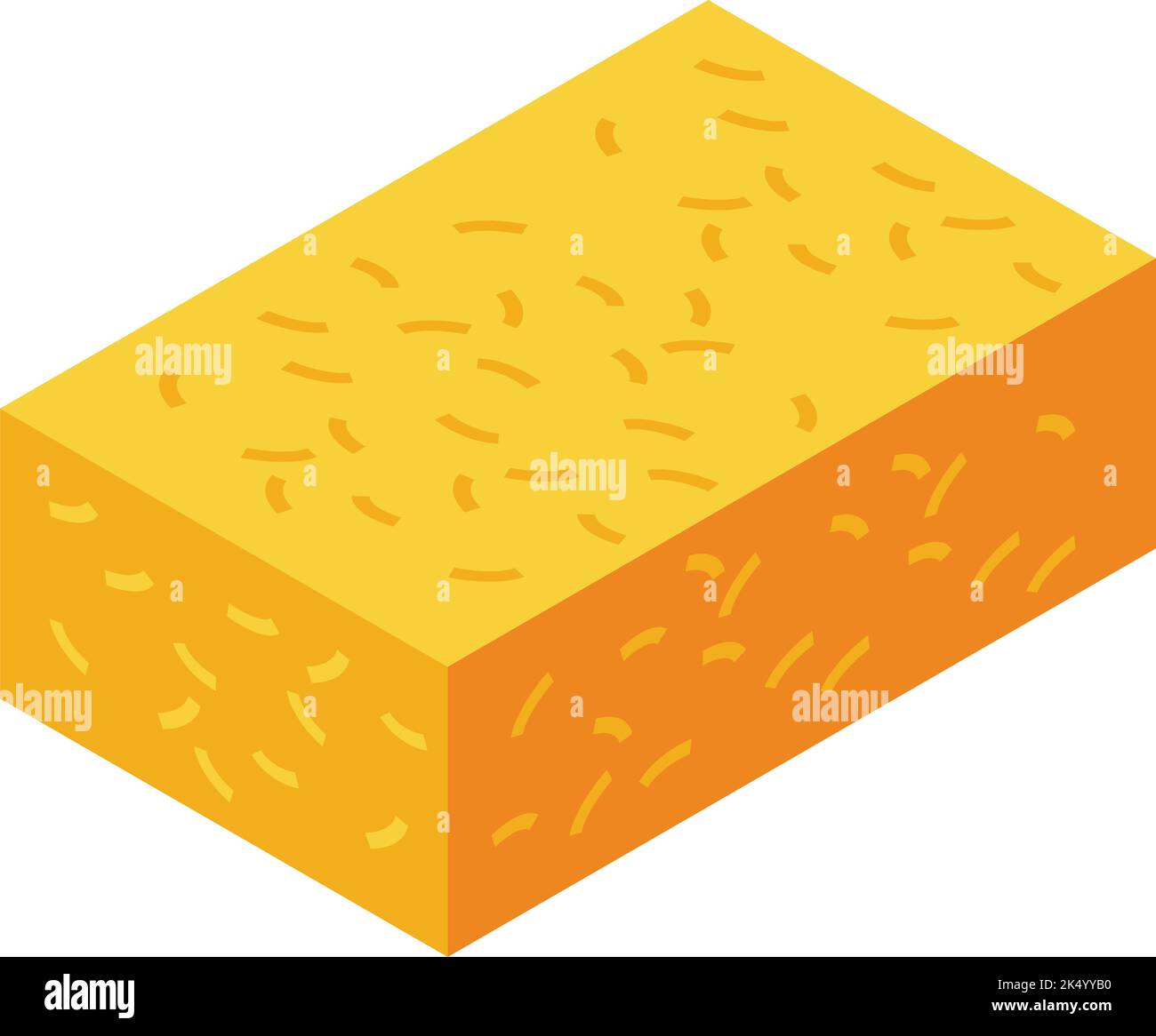 Vecteur isométrique de l'icône de balle de ferme. Paille de foin. Blé tendre Illustration de Vecteur