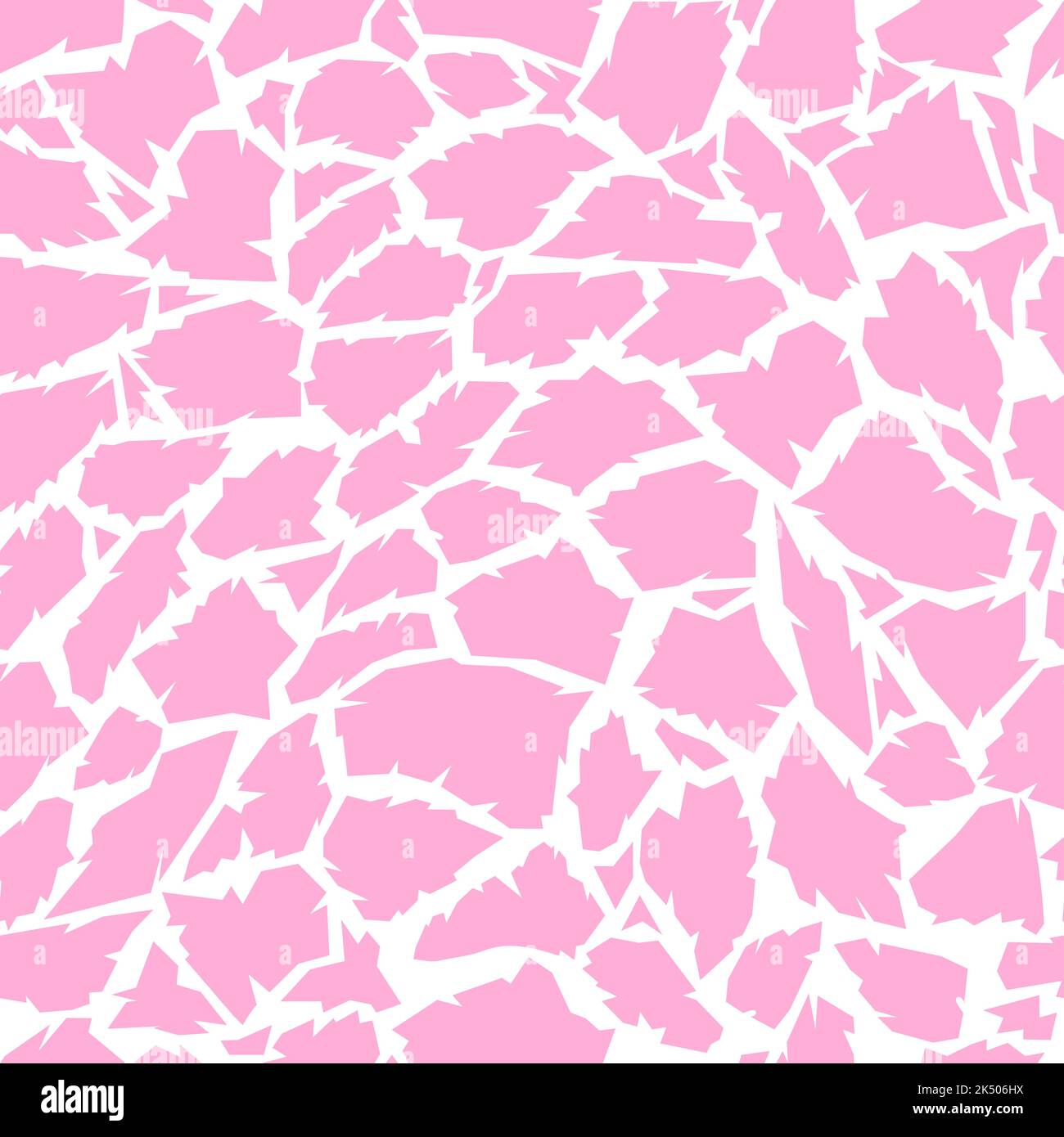 Motif girafe sans coutures. Texture d'animal rose. Arrière-plan Safari avec taches. Illustration vectorielle mignonne. Illustration de Vecteur