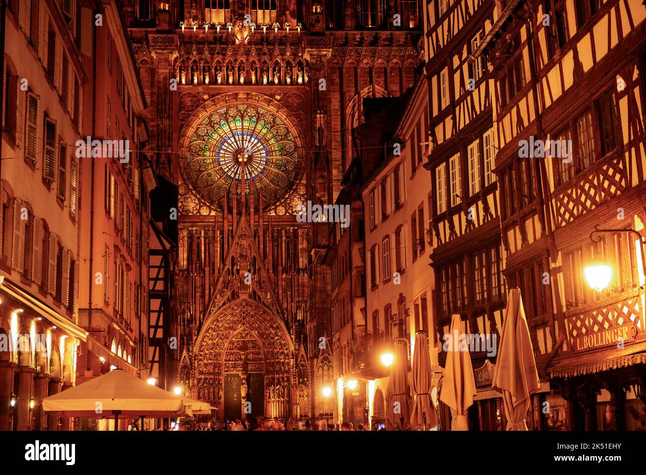 Strasbourg Cathédrale notre-Dame Alsace France Cathédrale de Strasbourg ou Cathédrale notre-Dame de Strasbourg (Cathédrale notre-Dame de Strasbourg) Banque D'Images