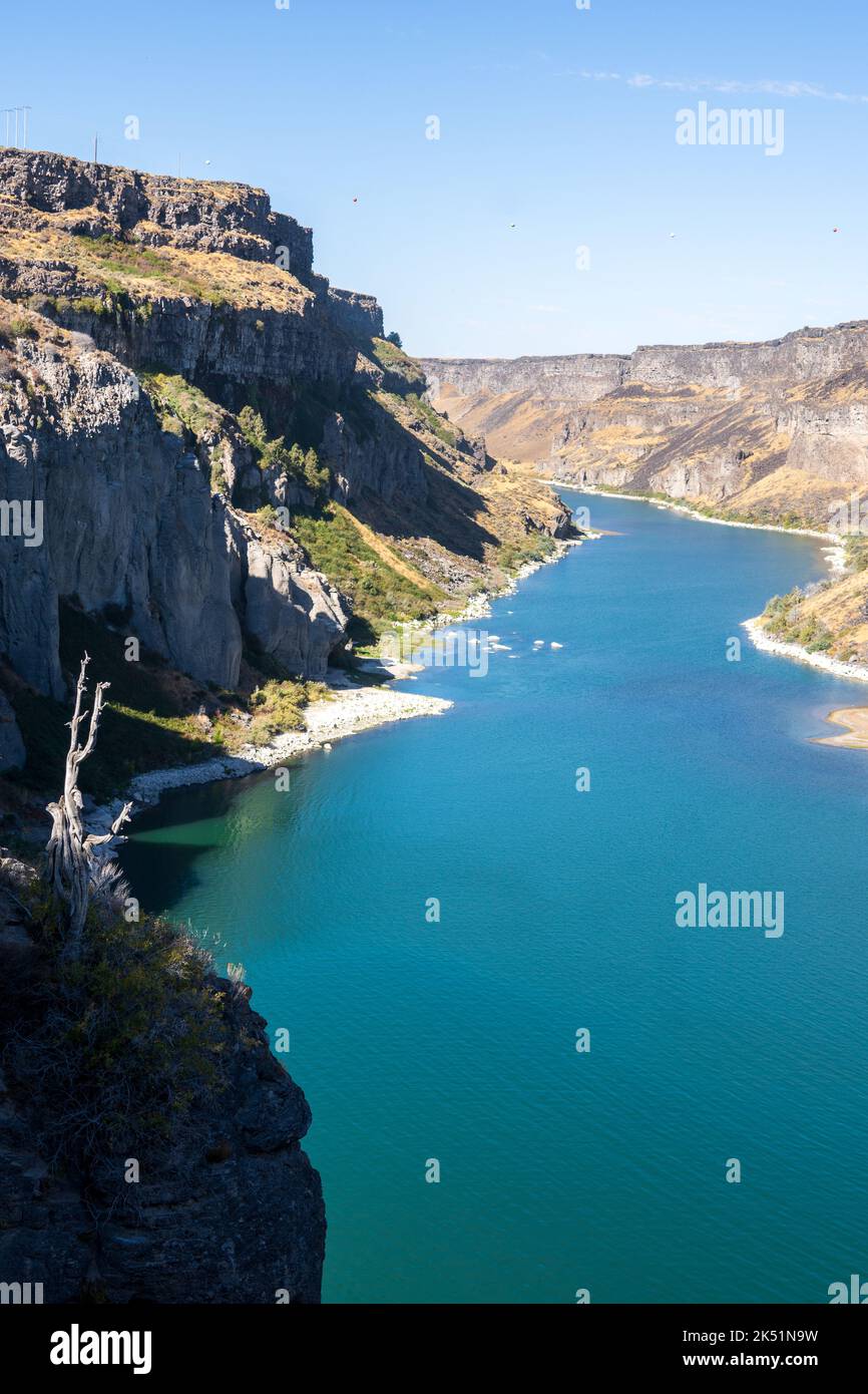 Chutes shoshone chutes jumelles Banque de photographies et d’images à haute résolution Alamy
