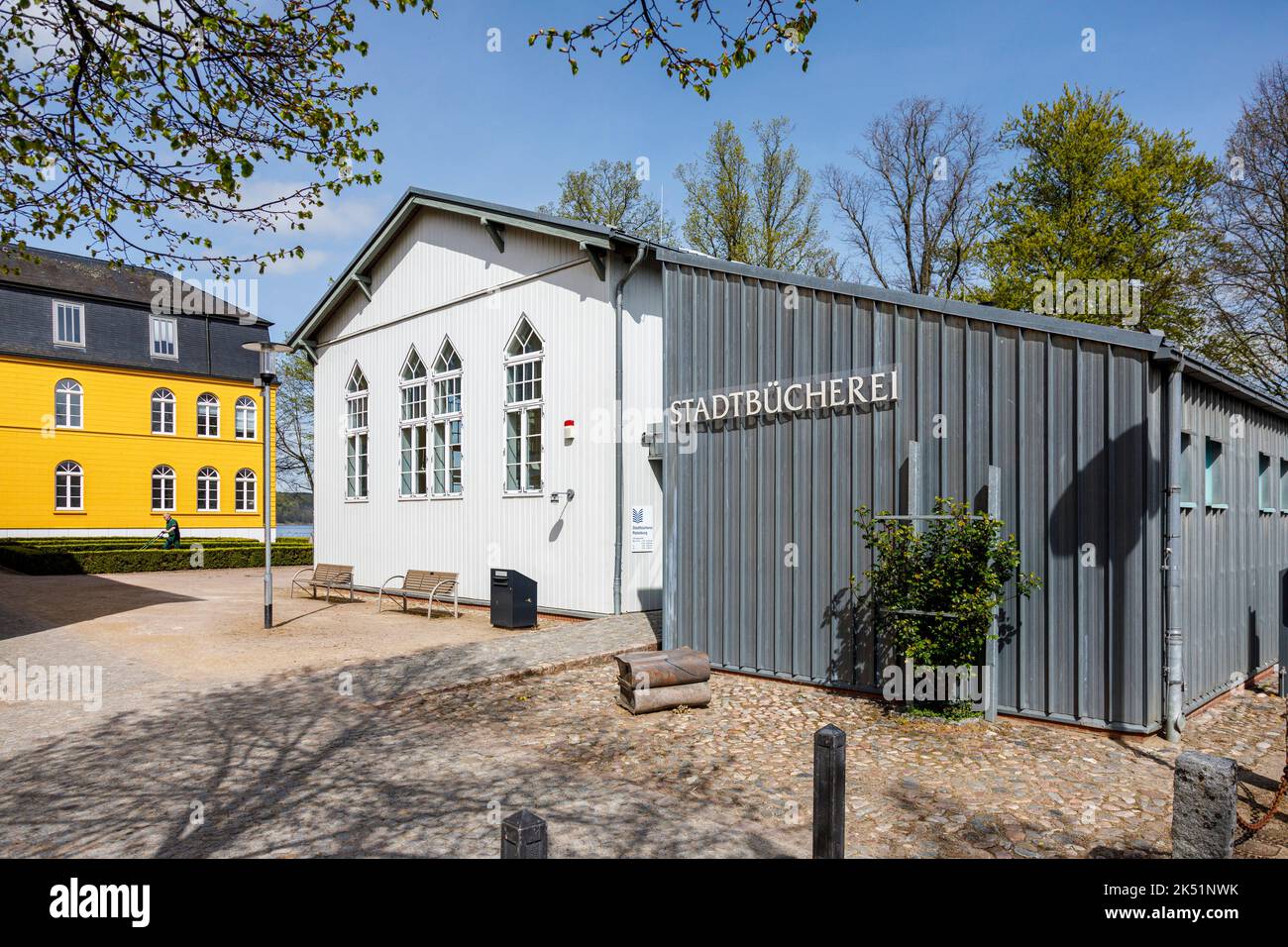 Bibliothèque de la ville de Ratzeburg Banque D'Images