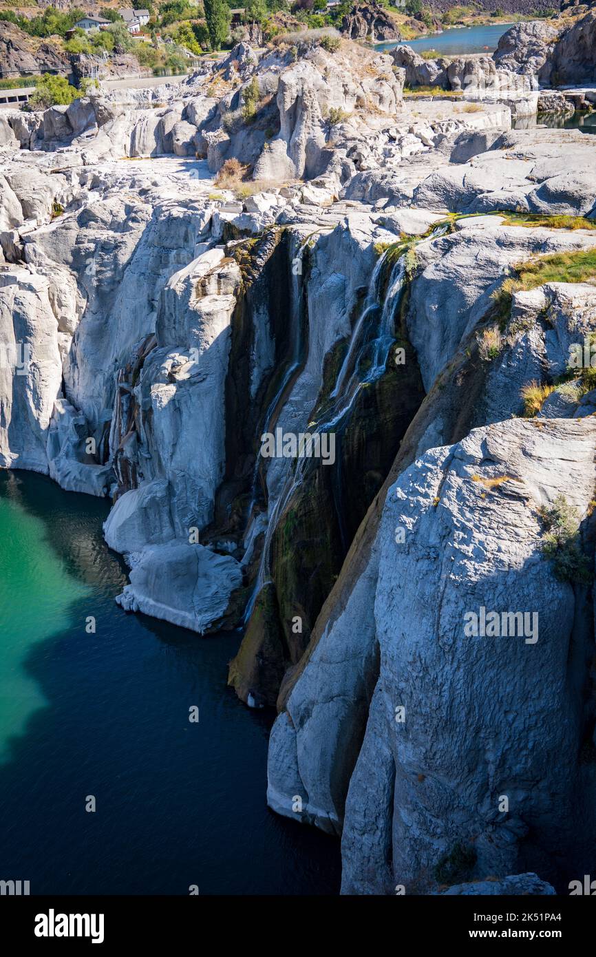Chutes shoshone chutes jumelles Banque de photographies et d’images à haute résolution Alamy