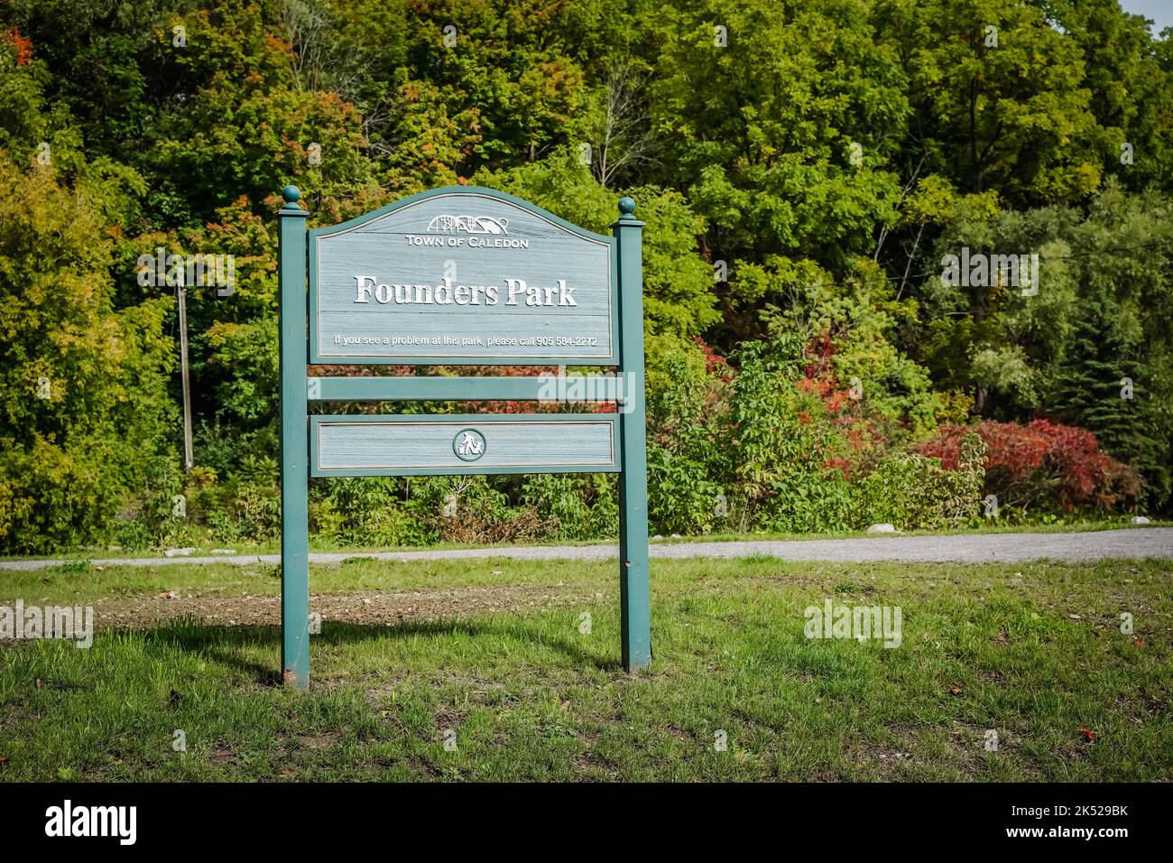 Parc des fondateurs, Caledon, Ontario, Canada Banque D'Images