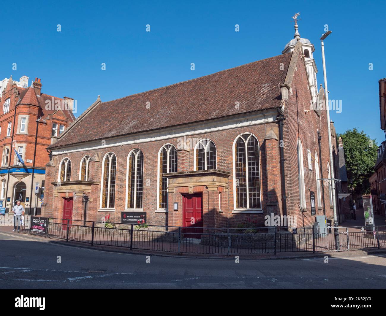 L'église paroissiale du roi Charles le Martyr à Royal Tunbridge Wells, Kent, Royaume-Uni. Banque D'Images