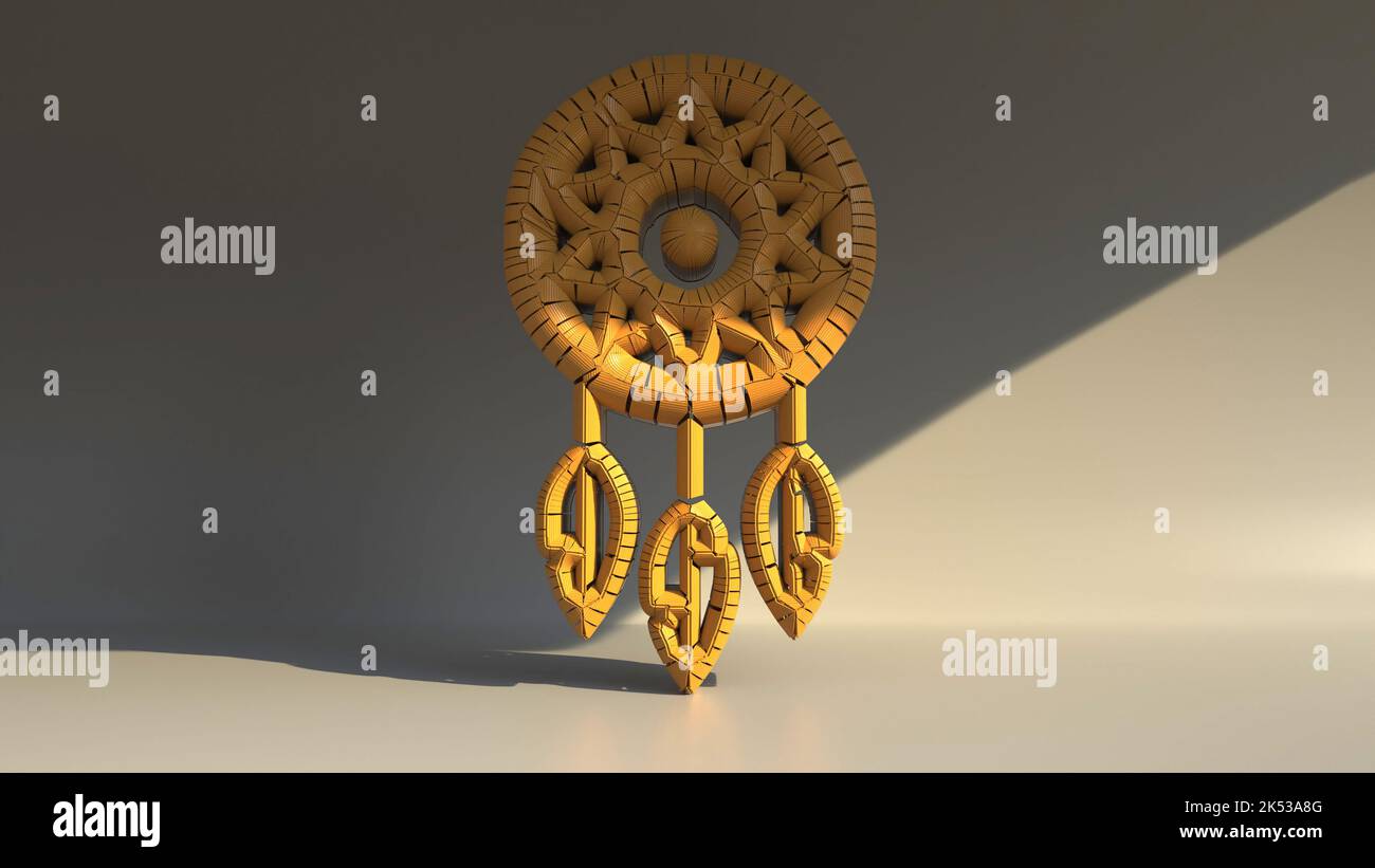 Illustration du mode de vie des grands Indiens amérindiens des Amériques. Banque D'Images