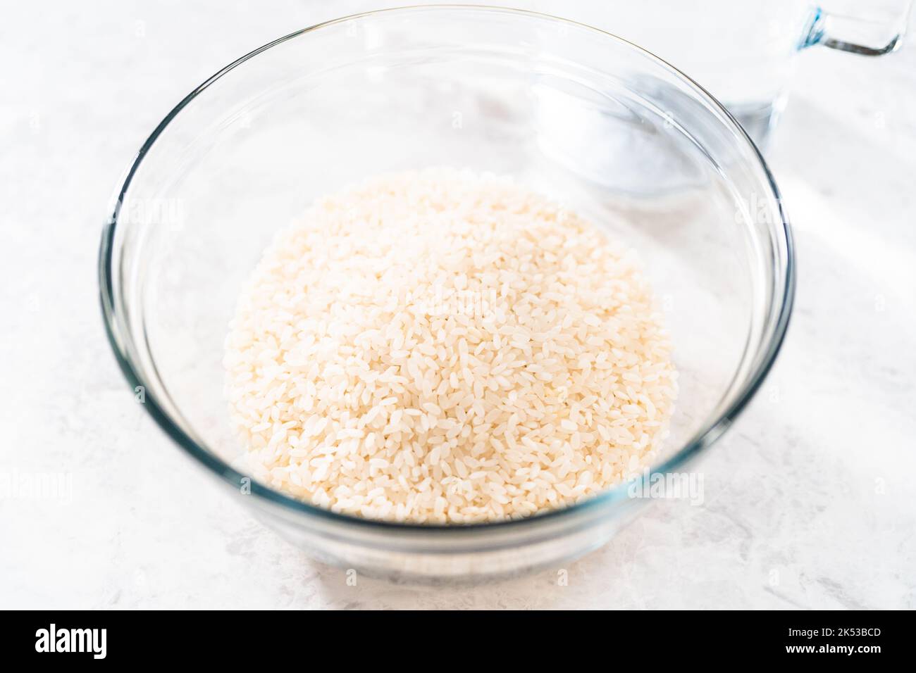 Cuisson du riz Banque D'Images Cuisson du riz Banque D'Images