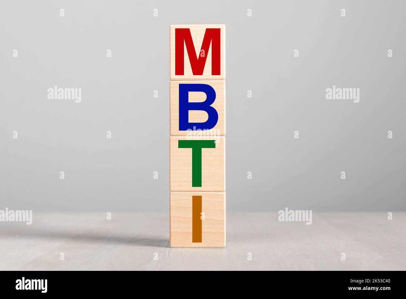 MBTI, types de psychologie concept. Test Myers. Photo de haute qualité Banque D'Images