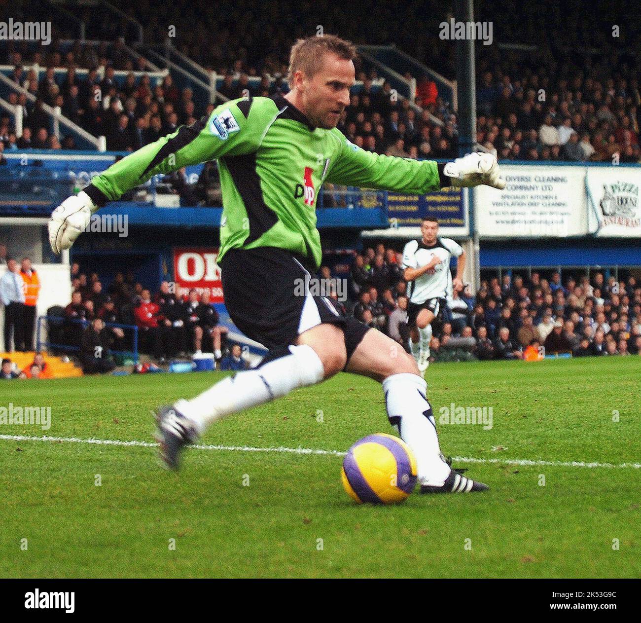 PORTSMOUTH V FULHAM GARDIEN DE BUT FULHAM ANTTI NIEMI PIC MIKE WALKER, 2006 Banque D'Images