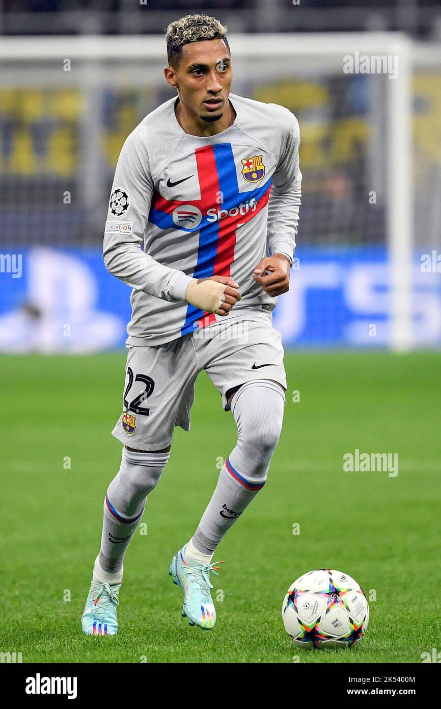 Raphael Dias Belloli aka Raphinha de Barcelone en action pendant le ...