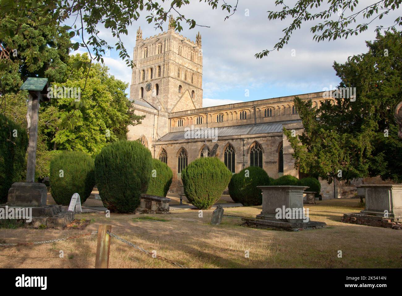 L'Abbaye de Tewkesbury, Gloucestershire, Angleterre Banque D'Images