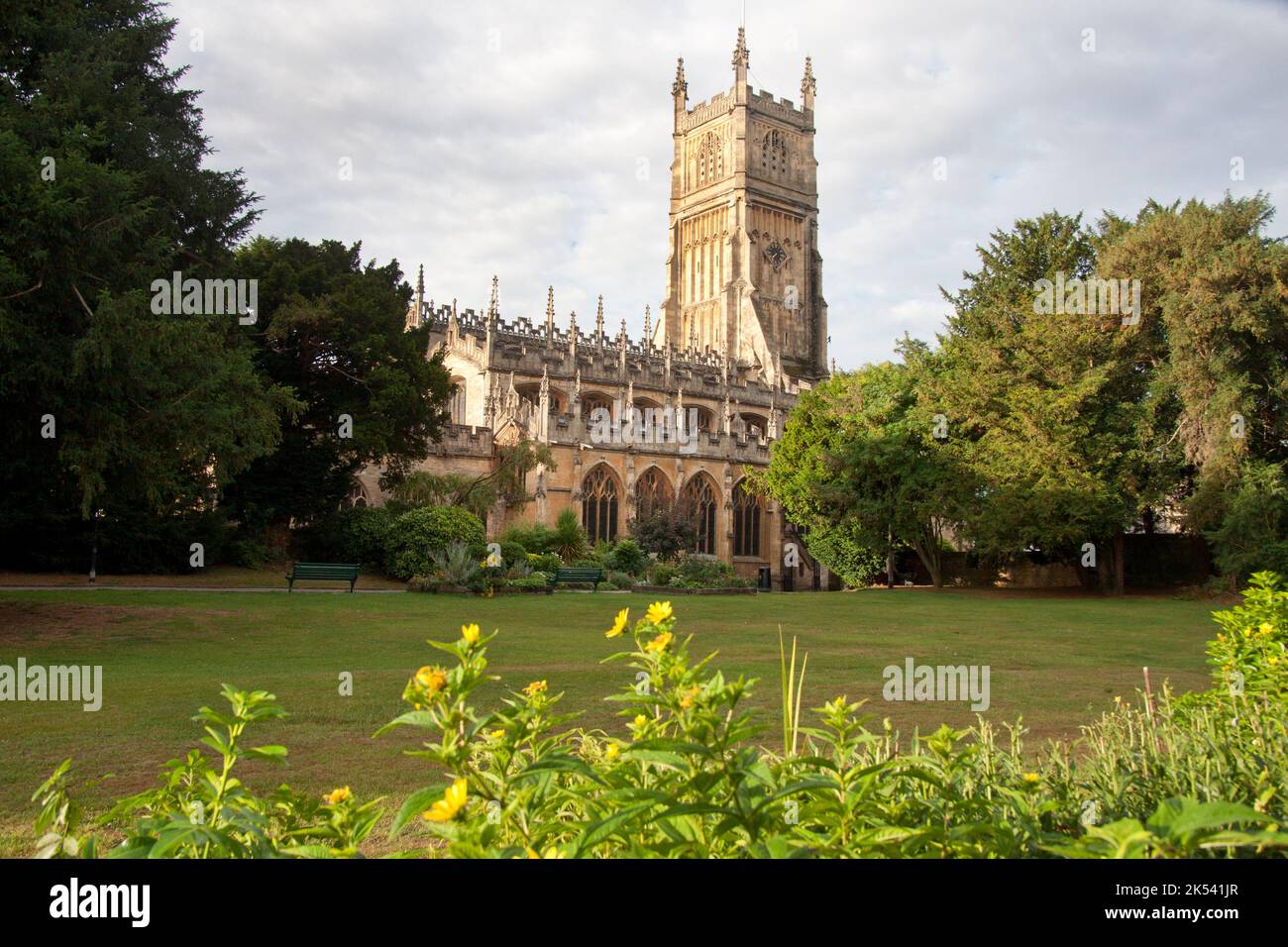 Église Saint-Jean-Baptiste, Cirencester, Cotswolds, Gloucestershire, Angleterre Banque D'Images