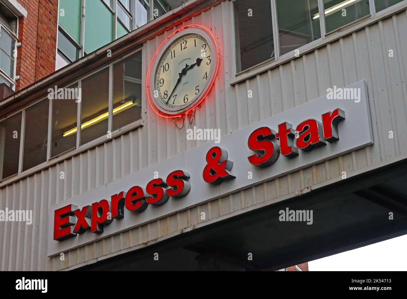 Wolverhampton Express et Star, journal régional, siège social, 50-53 Queen Street, Wolverhampton, West Midlands, ANGLETERRE, ROYAUME-UNI, WV1 1ES Banque D'Images