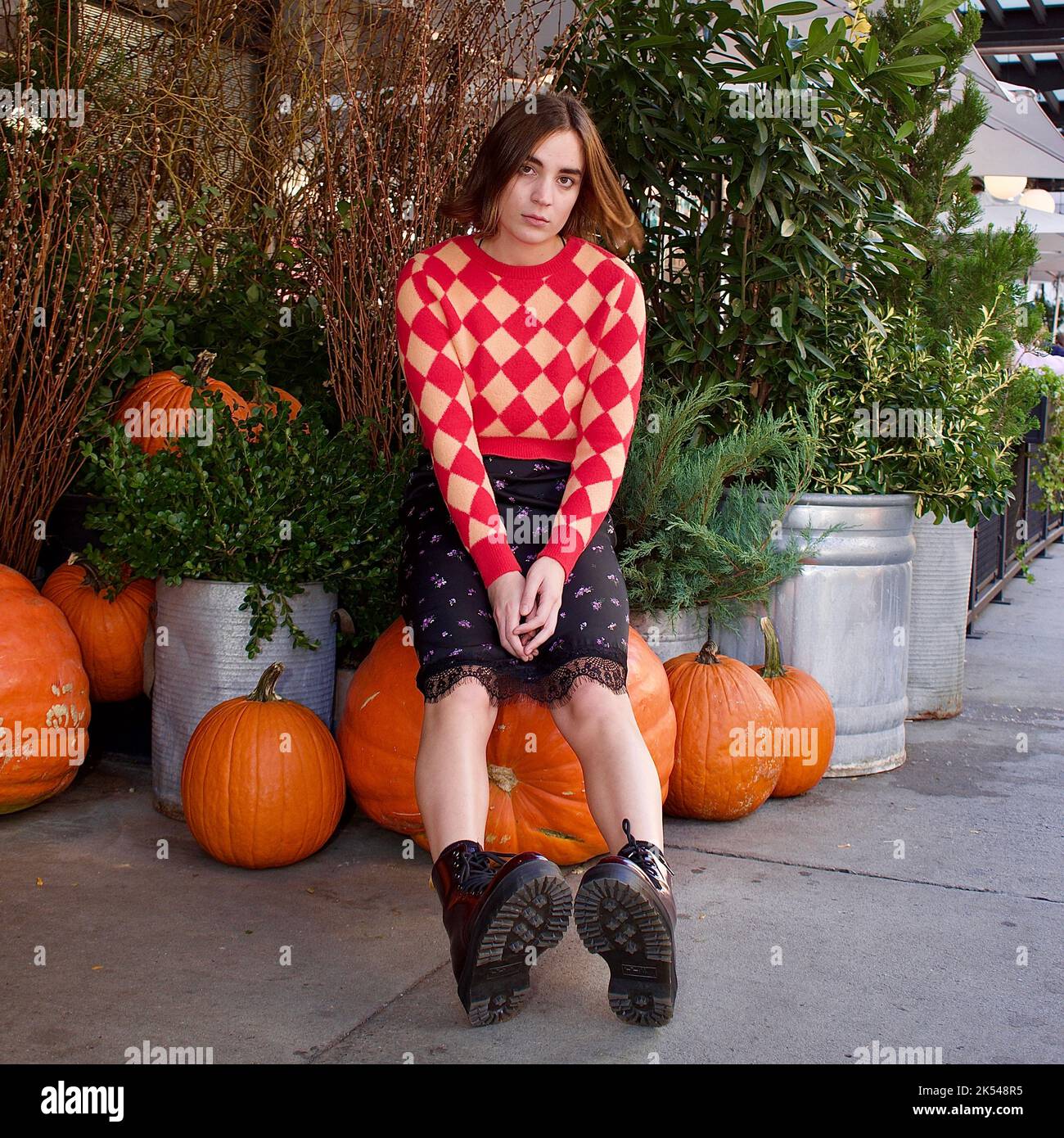 Photo prise le soir de l'Halloween et inspirée par la nouvelle collection de Zara Banque D'Images