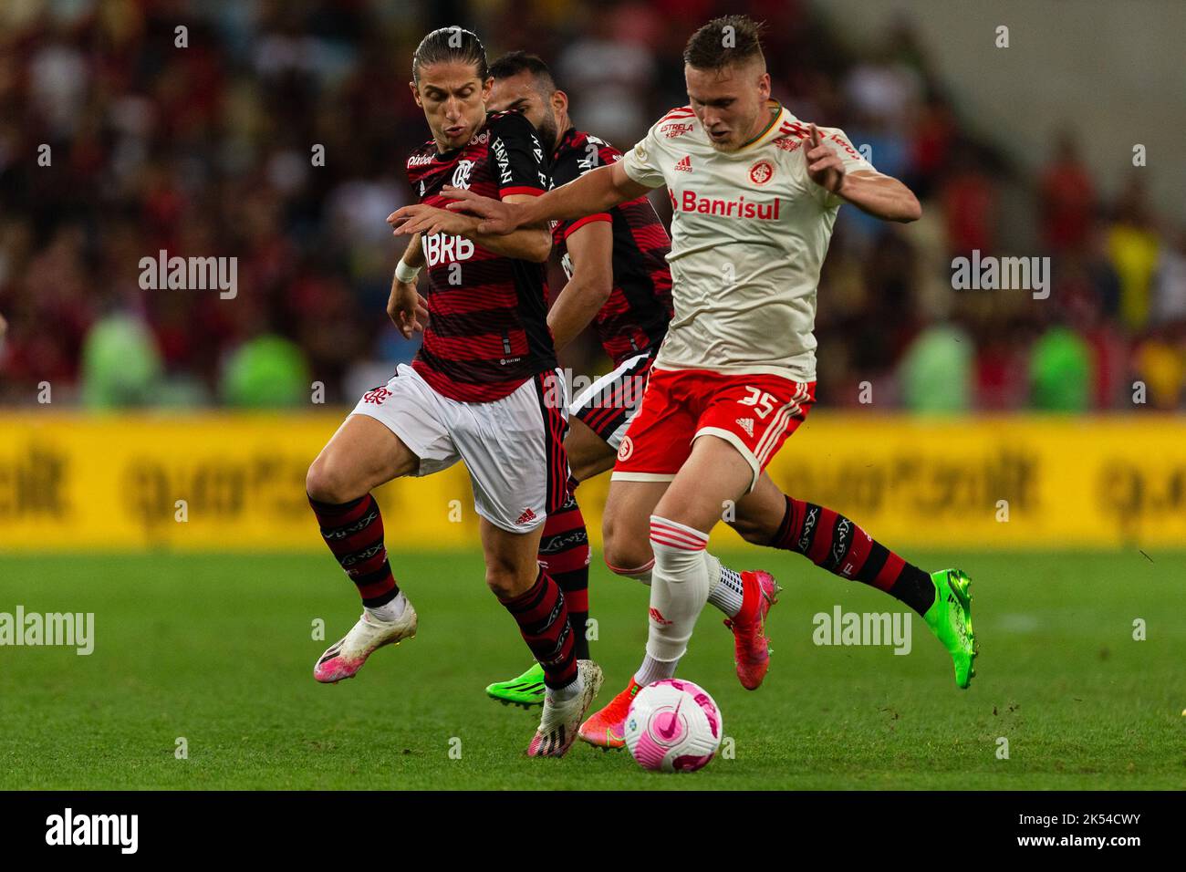 Rio de Janeiro, Brésil. 05 octobre 2022, ALEMAO d'Internacional pendant le match entre Flamengo et Internacional dans le cadre de Brasileirao série A 2022 au stade Maracana sur 05 octobre 2022 à Rio de Janeiro, Brésil. Banque D'Images