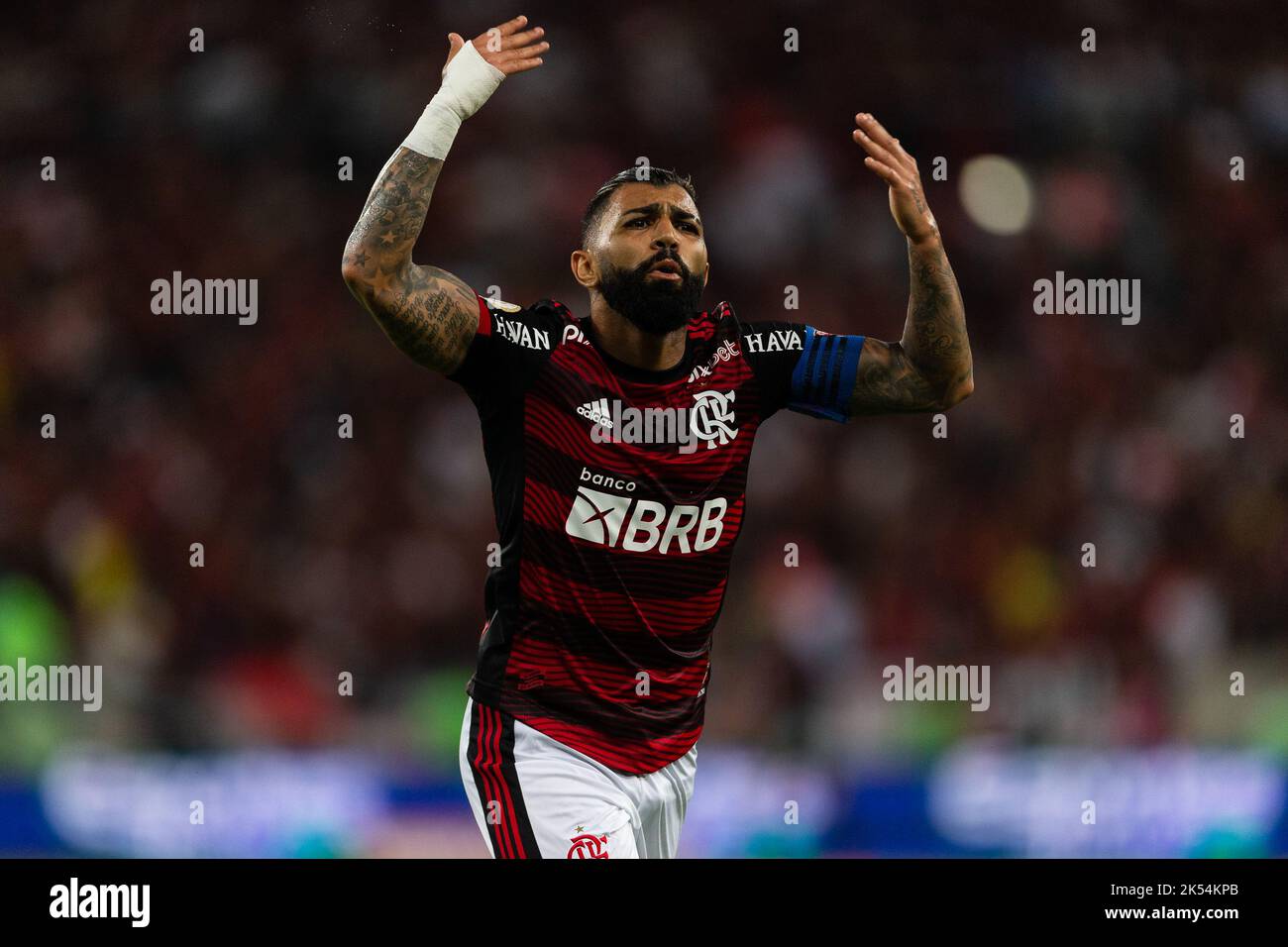 GABI de Flamengo pendant le match entre Flamengo et Internacional dans le cadre de Brasileirao série A 2022 au stade Maracana sur 06 octobre 2022 à Rio de Janeiro, Brésil. Banque D'Images