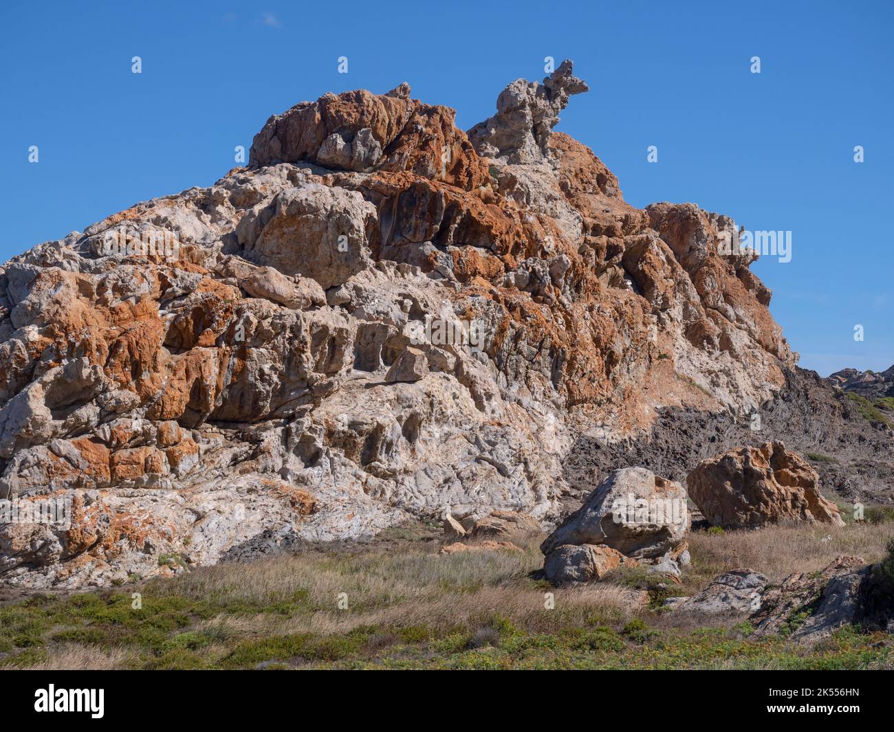 Parc naturel du Paratge de Tudela Cap de Creus. Costa Brava est de l'Espagne Banque D'Images