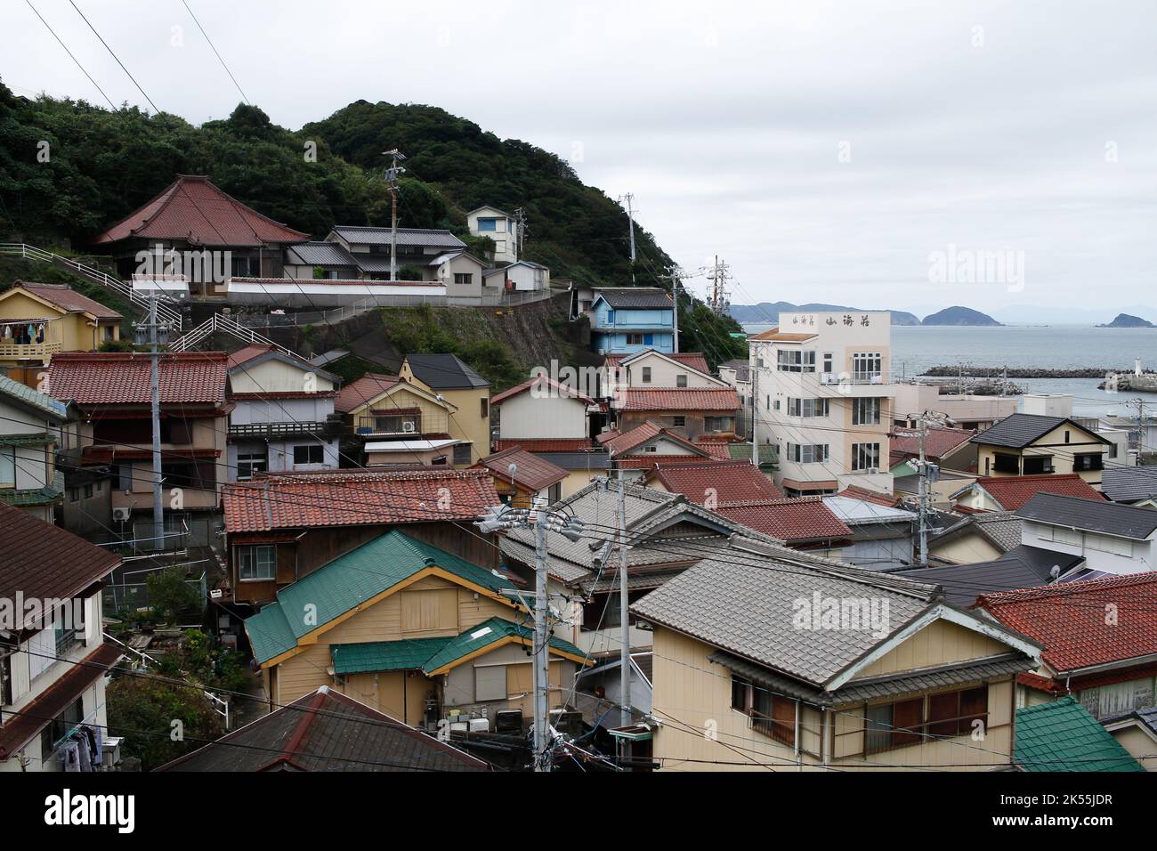 Irago, Aichi, Japon, 2022/24/09 - Kami-shima est une île habitée située dans la baie d'ISE, au large de la côte est du centre de Honshu, au Japon. Il est administré Banque D'Images