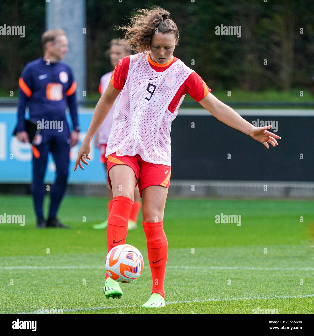 ZEIST, PAYS-BAS - OCTOBRE 6 : Fenna Kalma des pays-Bas pendant la formation des femmes néerlandaises au campus de KNVB sur 6 octobre 2022 à Zeist, pays-Bas (photo de Jeroen Meuwsen/Orange Pictures) Banque D'Images